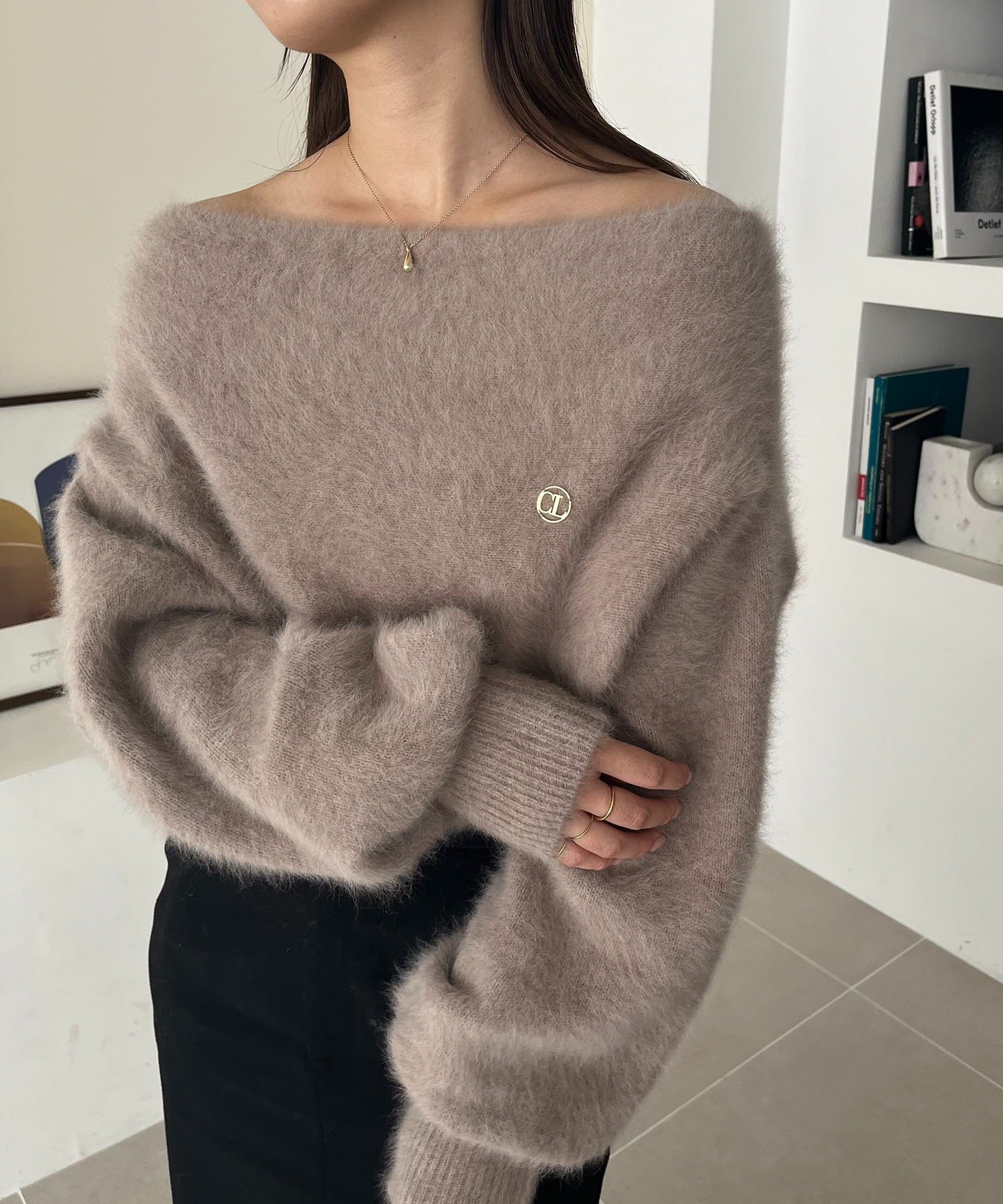 0322yit 様【CAPRICIEUX LE'MAGE】FOXドルマンニット CAPRICIEUX LE'MAGE｜【上質な着心地/全骨格細見え】<C.L>FOXカシミア