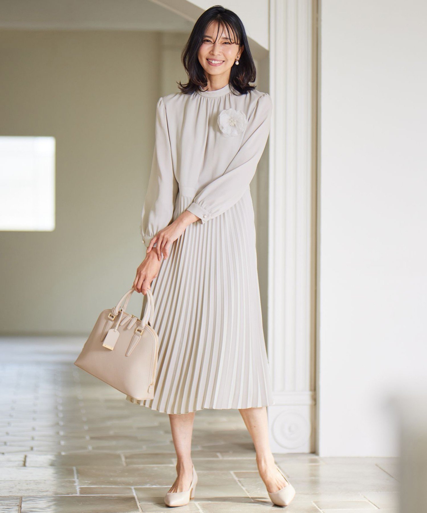 23区｜【洗える】クリスタルアムンゼン ワンピース | Rakuten Fashion