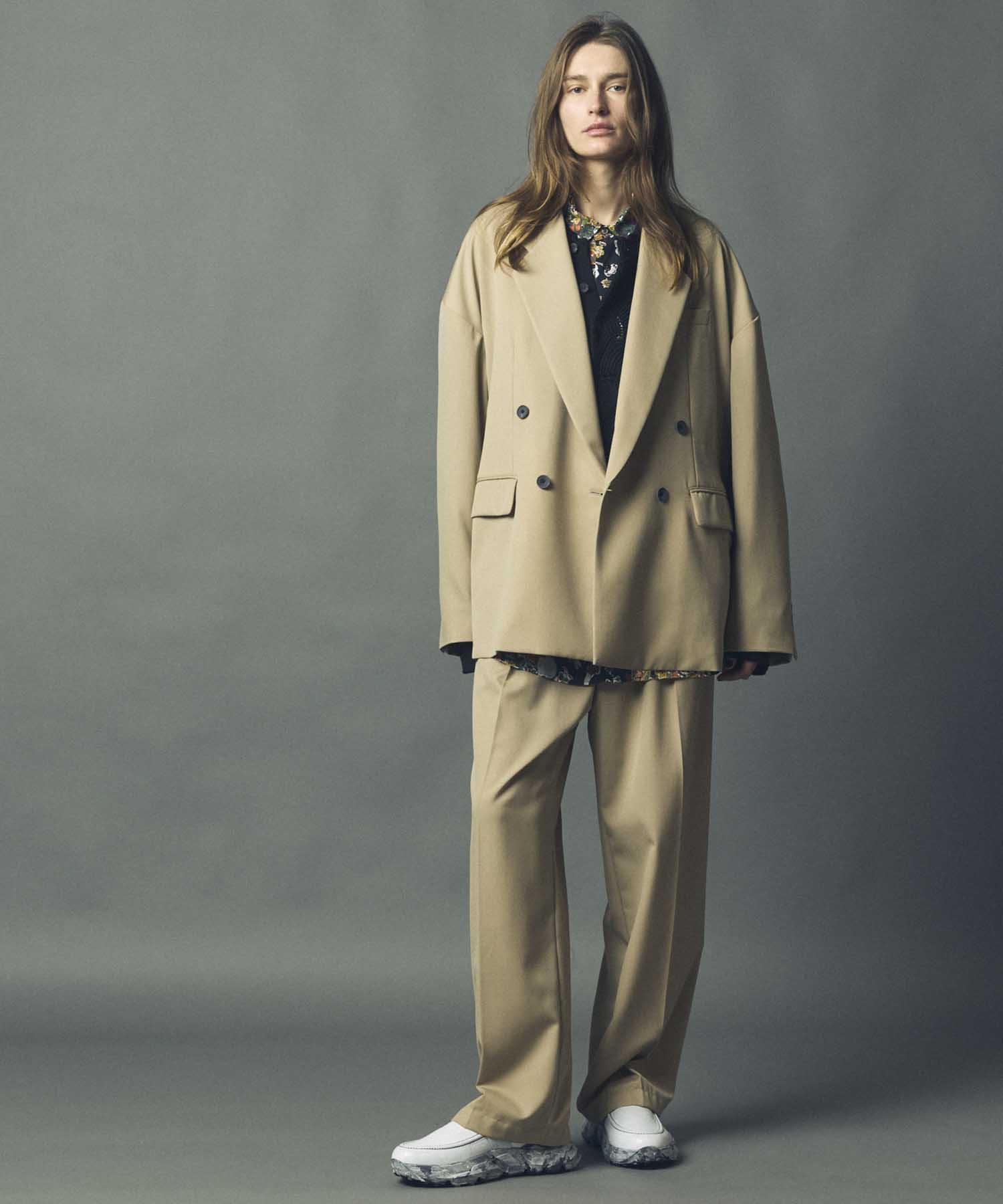 MAISON SPECIAL｜Wool Mix Prime-Over Double Tailored Jacket