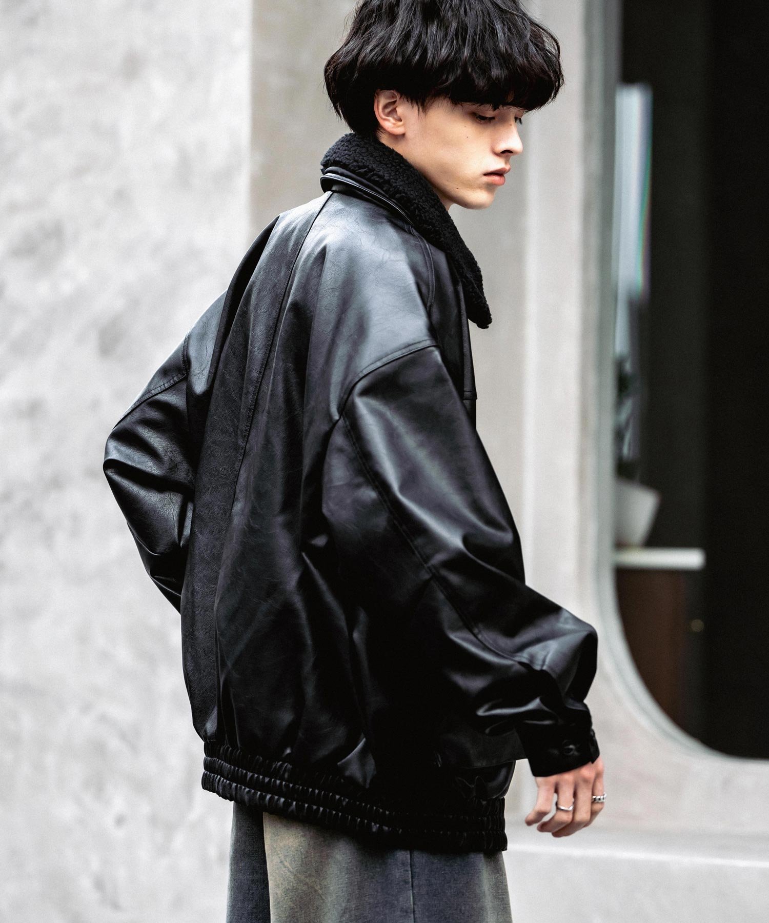 Rocky Monroe｜PUレザー G-1型フライトブルゾン | Rakuten Fashion