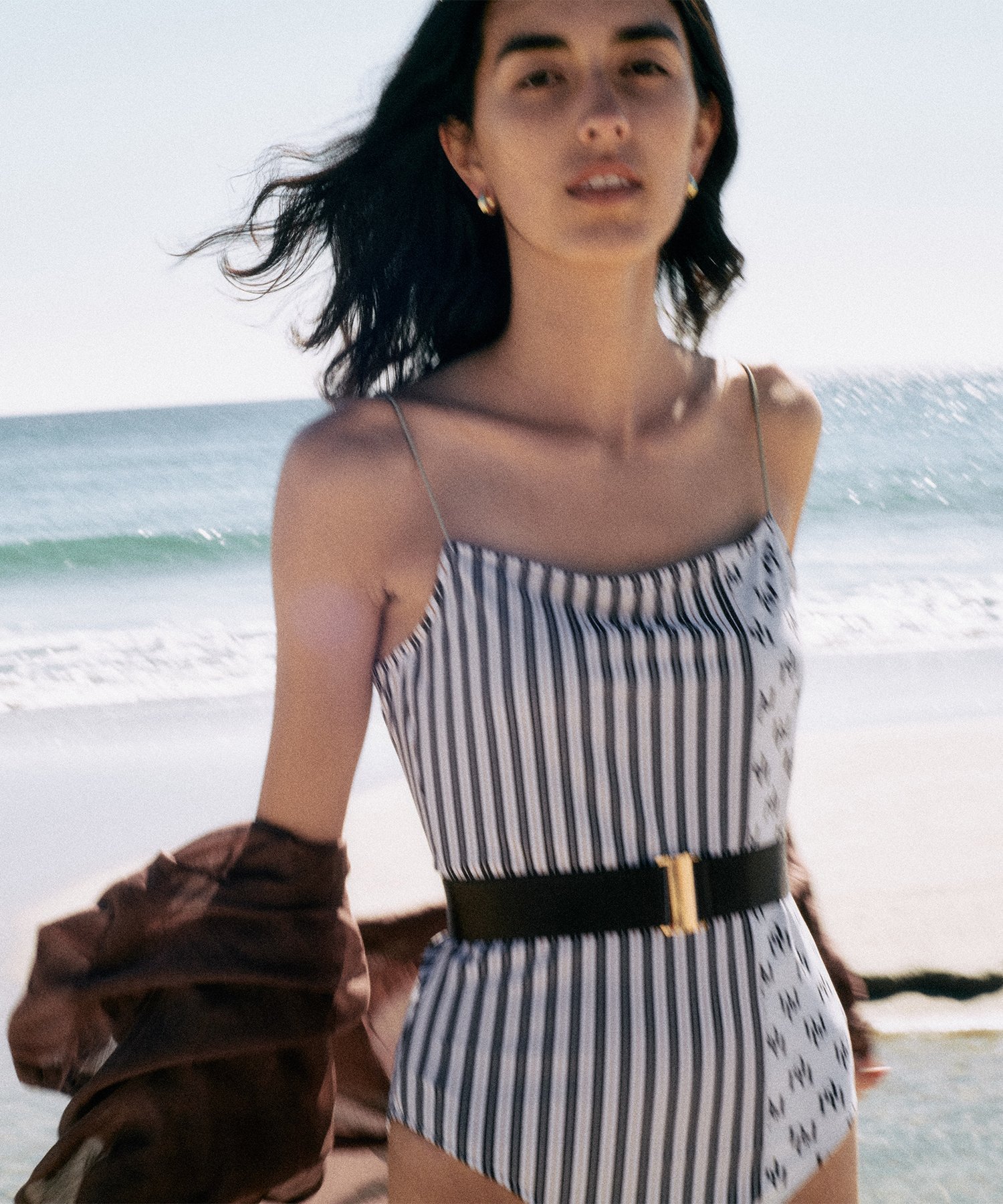 anuans｜ベルテッドワンピーススウィムウェア | Rakuten Fashion(楽天