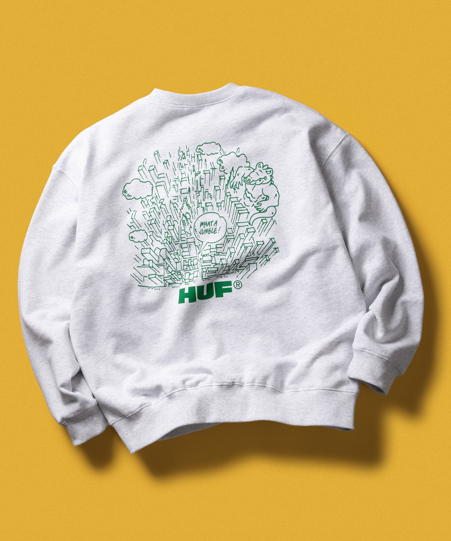 HUF｜WORLDWIDE CLOTHIERS CREWNECK / HUF ハフ クルー スウェット
