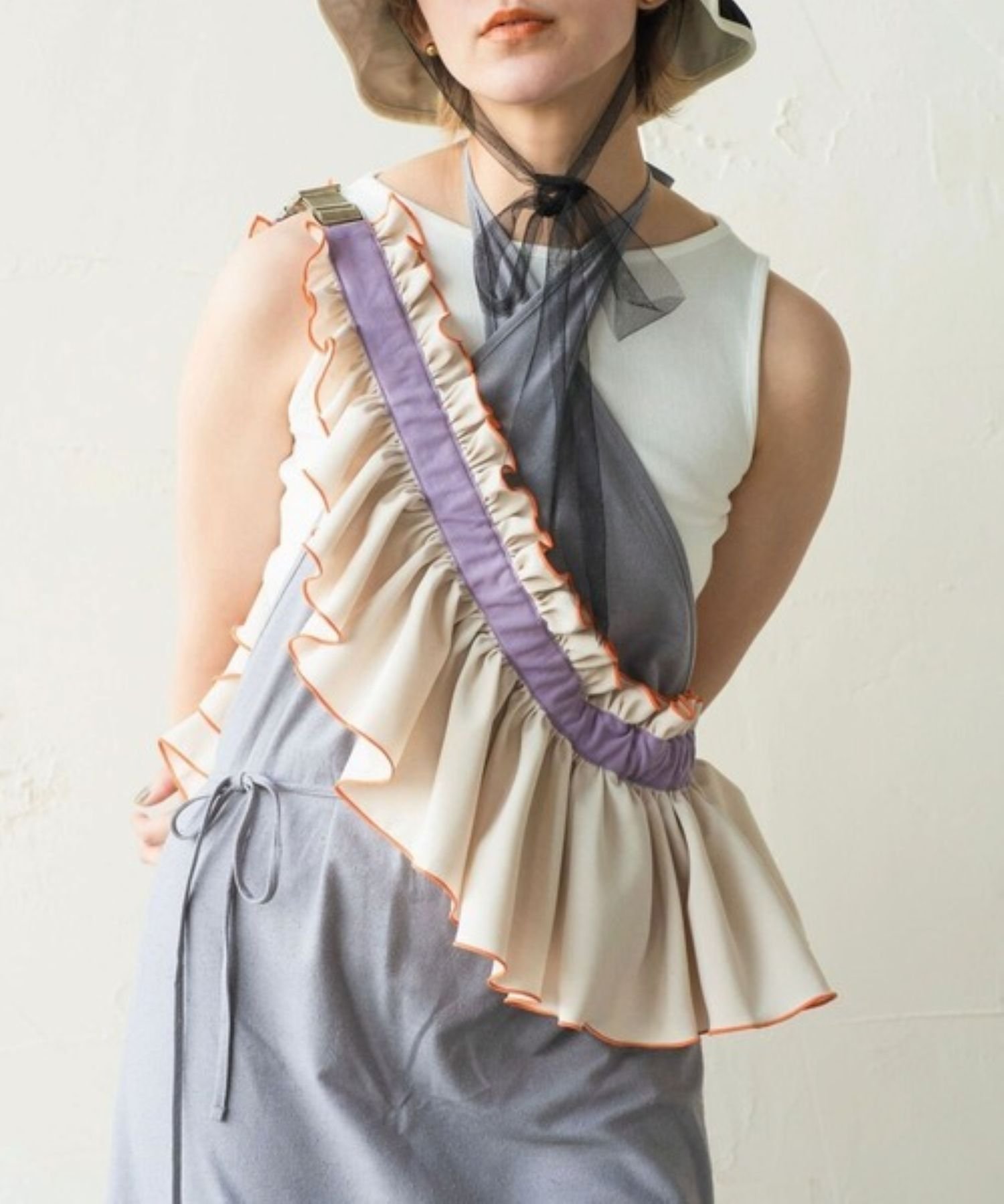 ORIENT MILLINERY｜DORA MELLOW【ドーラメロウ】フリルバッグ