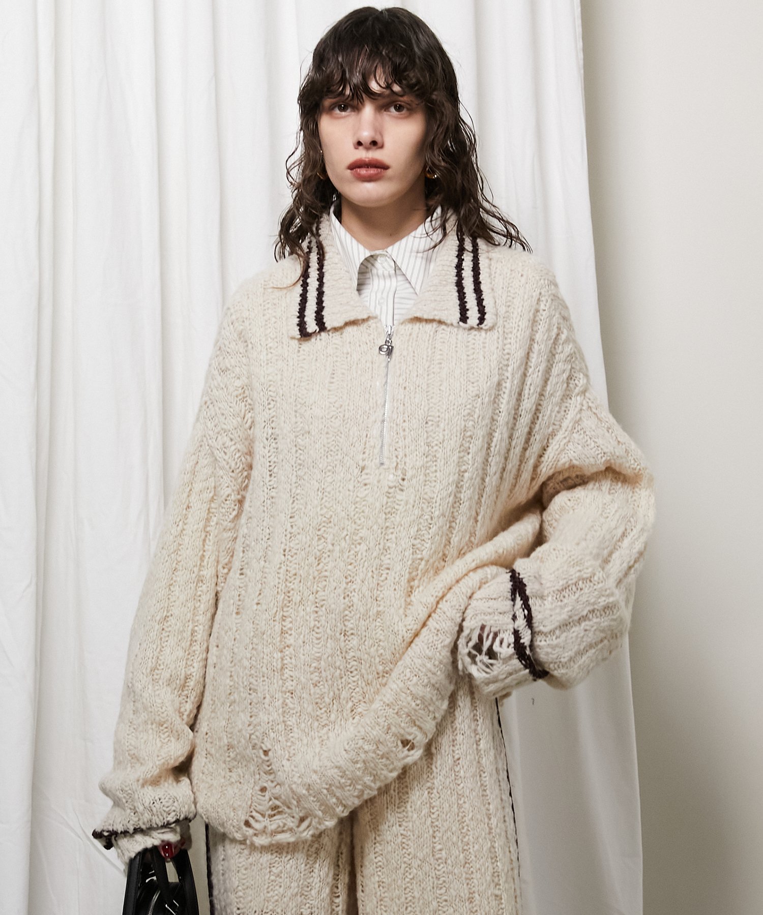 PRANK PROJECT｜ポロネックニット/Polo Neck Knit | Rakuten Fashion