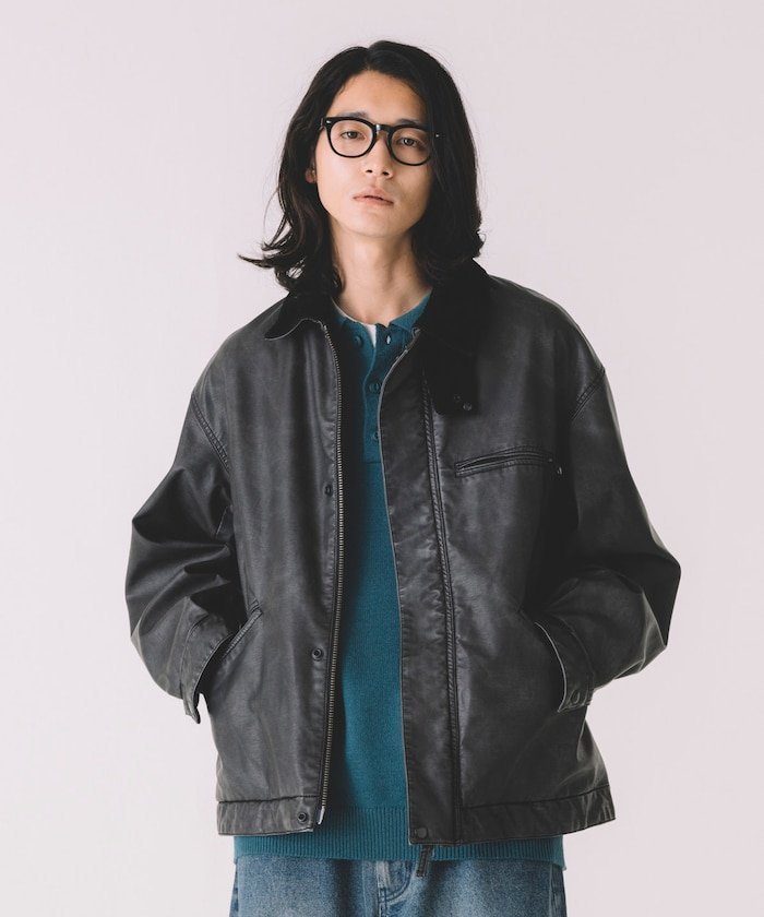 FREAK'S STORE｜ヴィーガン レザー ワークジャケット 24AW | Rakuten