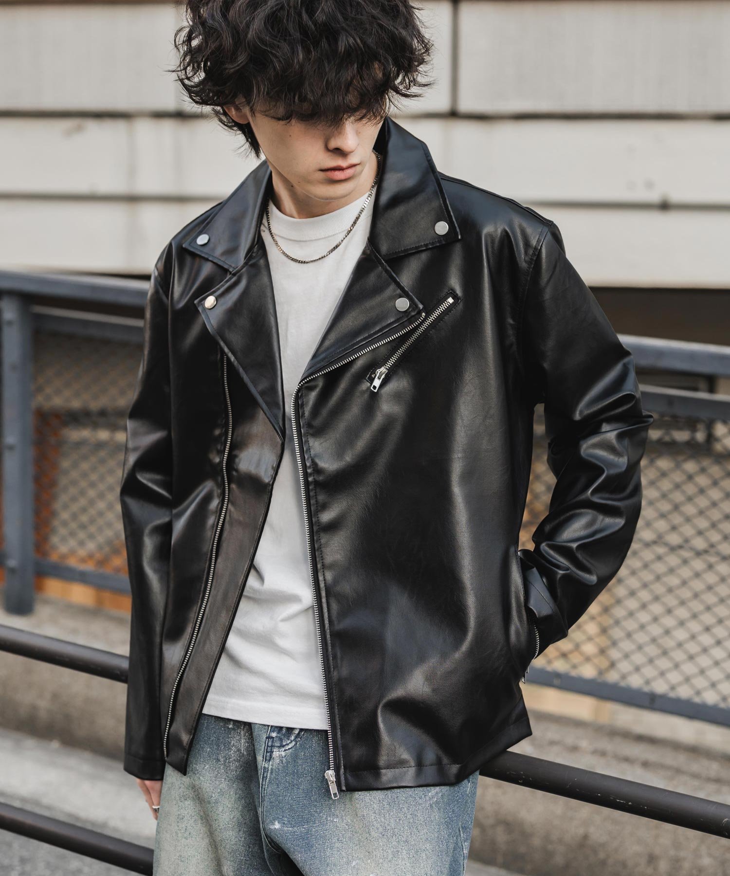 Rocky Monroe｜PUレザーダブルライダースジャケット | Rakuten Fashion