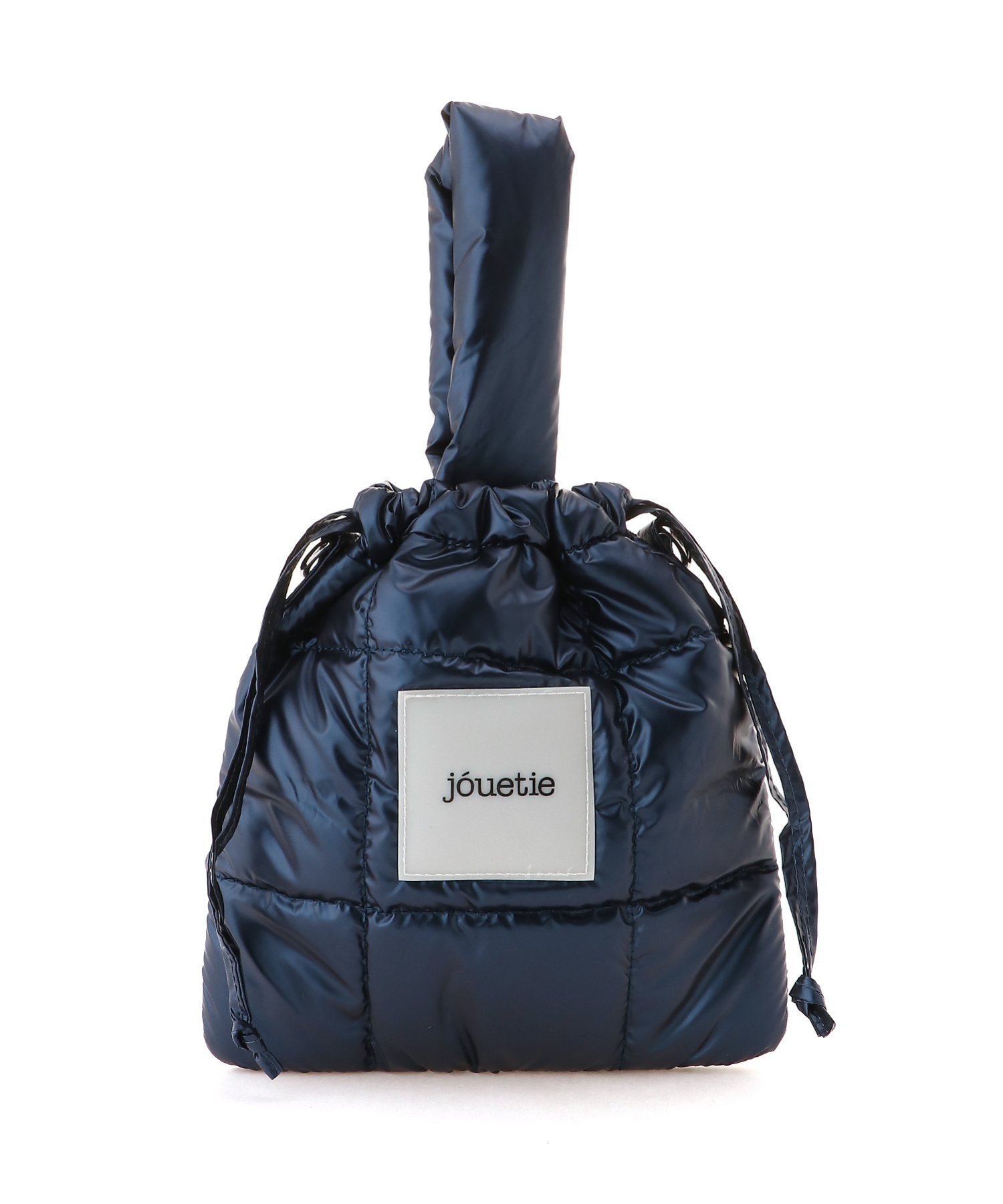 style code｜jouetie/(W)メタリックナイロンキルティング 巾着