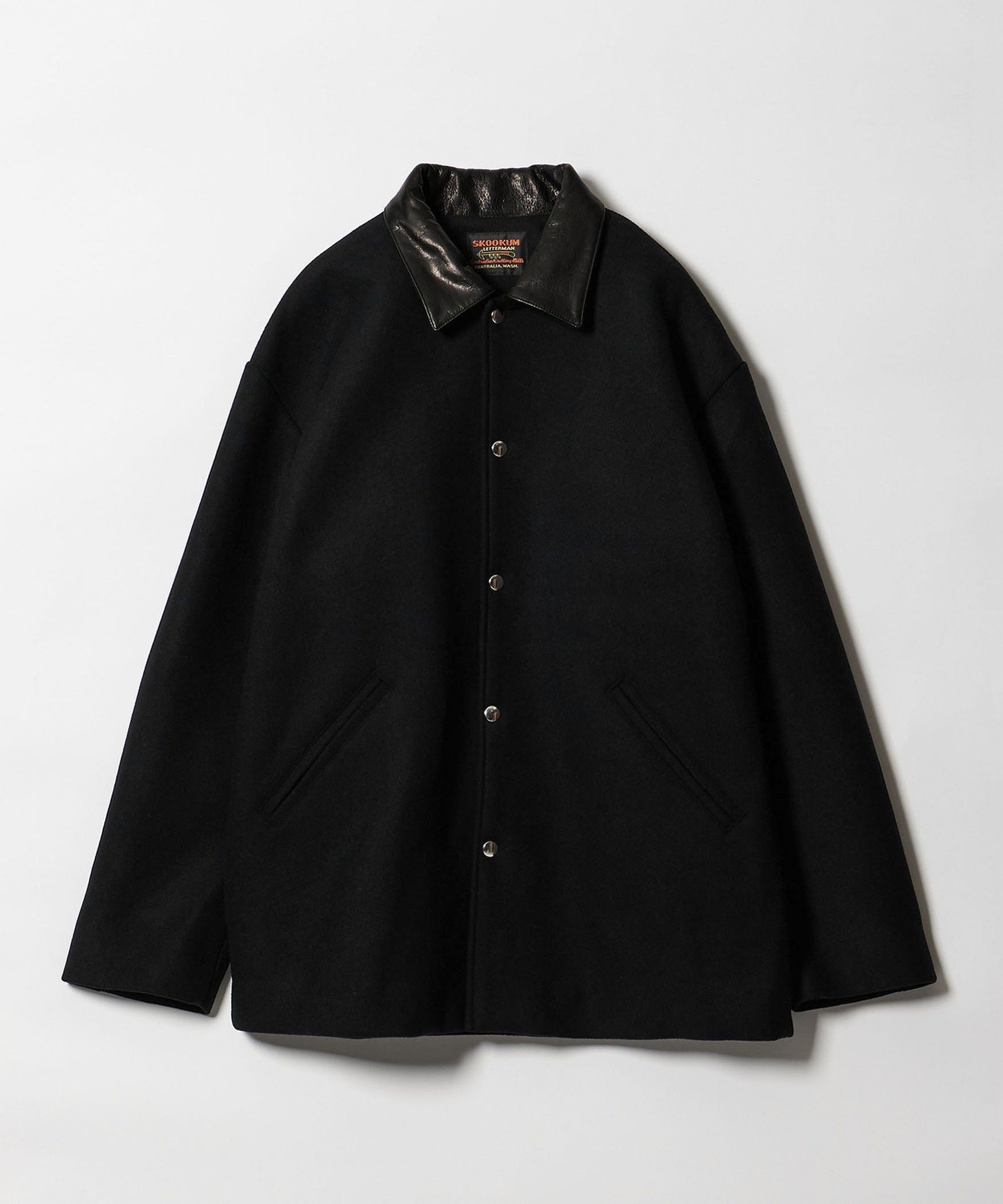 SKOOKUM × monkey time メルトン レザーカラ－ ジャケット BEAUTY&YOUTH UNITED ARROWS｜<SKOOKUM * monkey time>メルトン レザー