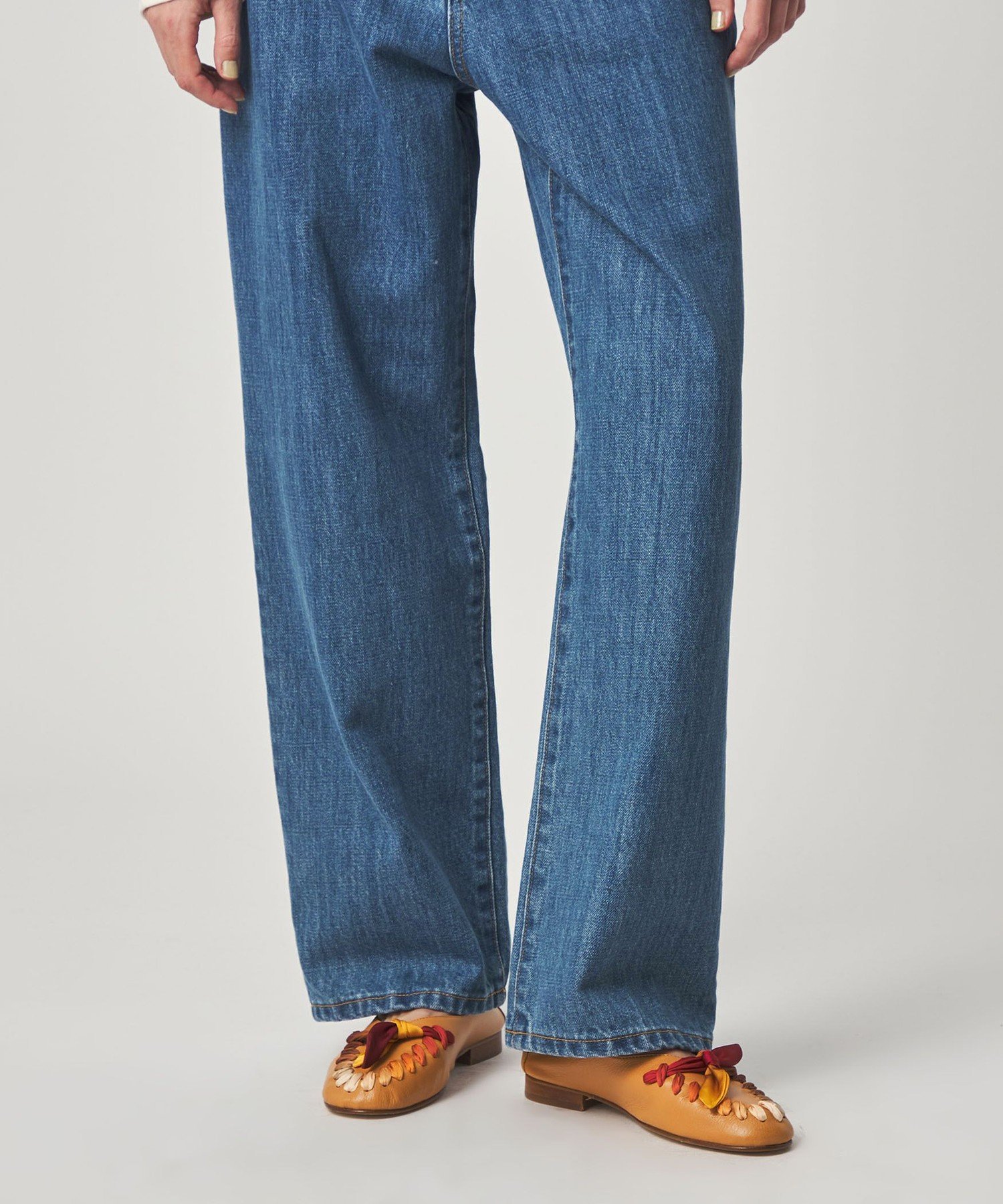 1/26までのお値下げ＜Steven Alan＞コットンデニム ストレートパンツ Steven Alan＞コットン デニム ストレート パンツ