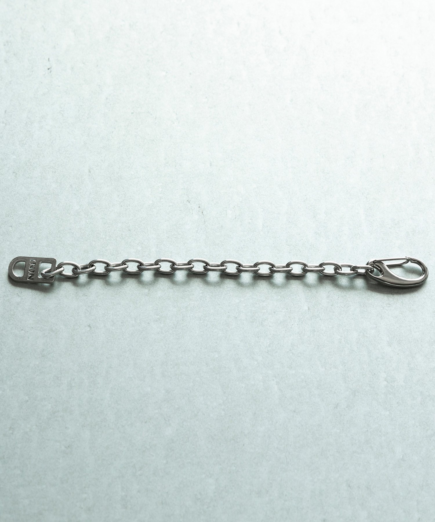 NUMBER (N)INE｜ロゴプレート ホールモチーフ チェーンブレスレット