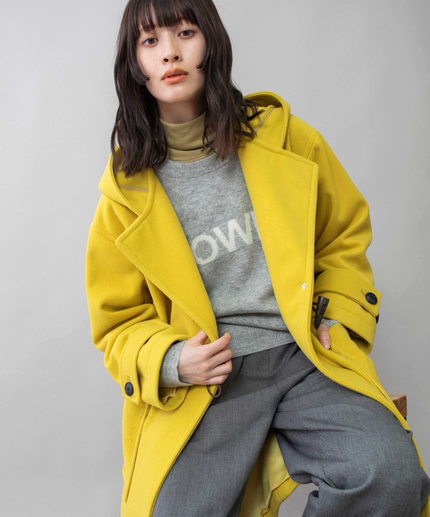 Munich｜マイクロシープダブルジャージダッフルコート | Rakuten