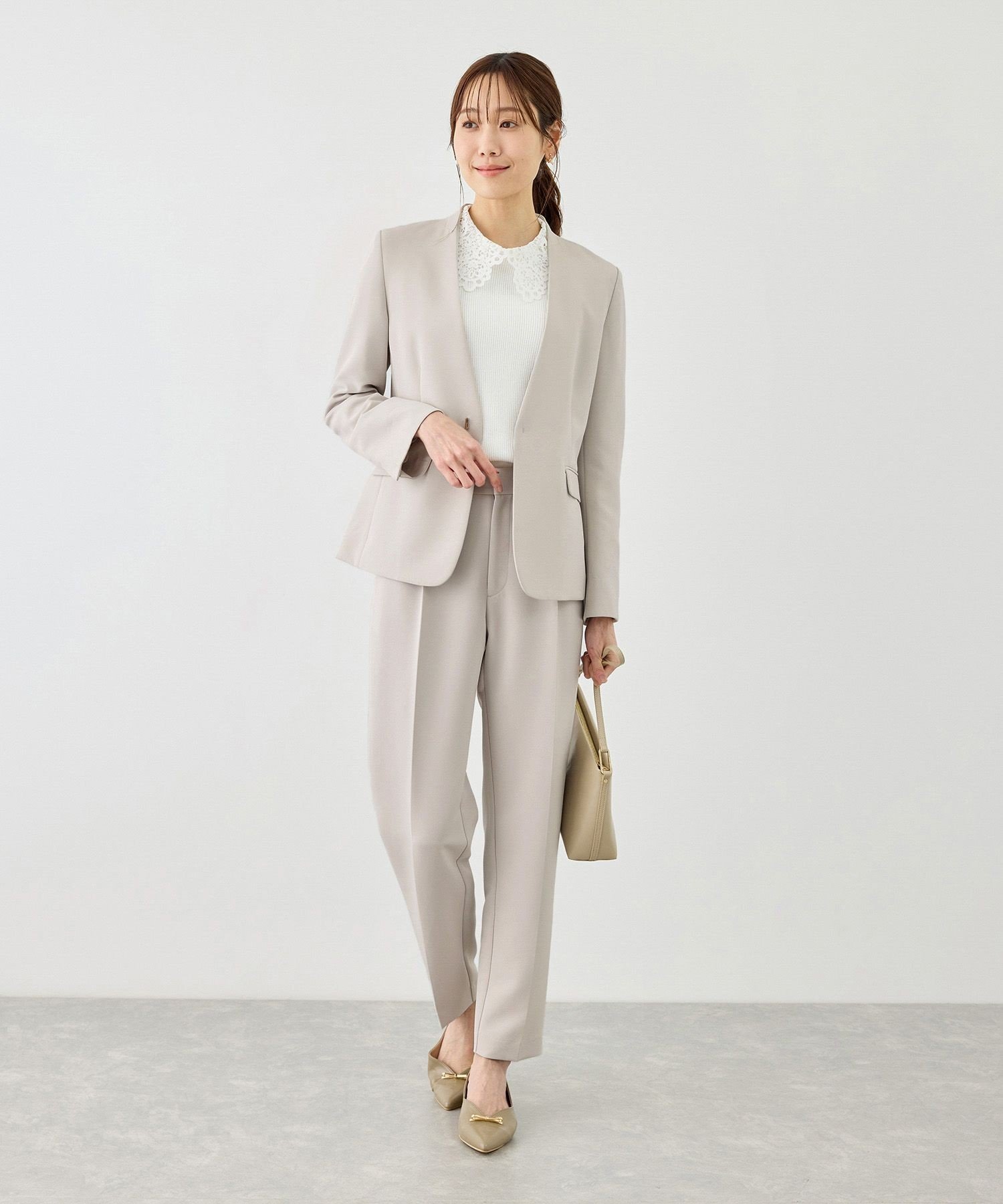 ROPE' PICNIC｜360°ウルトラストレッチ ノーカラージャケット/UVカット