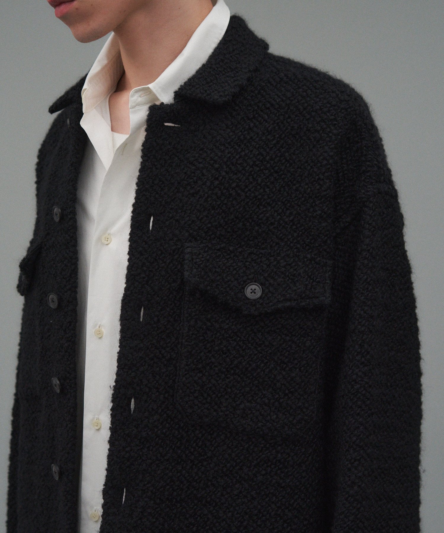 ESTNATION｜ロービングツイード オーバーレイヤーシャツ | Rakuten