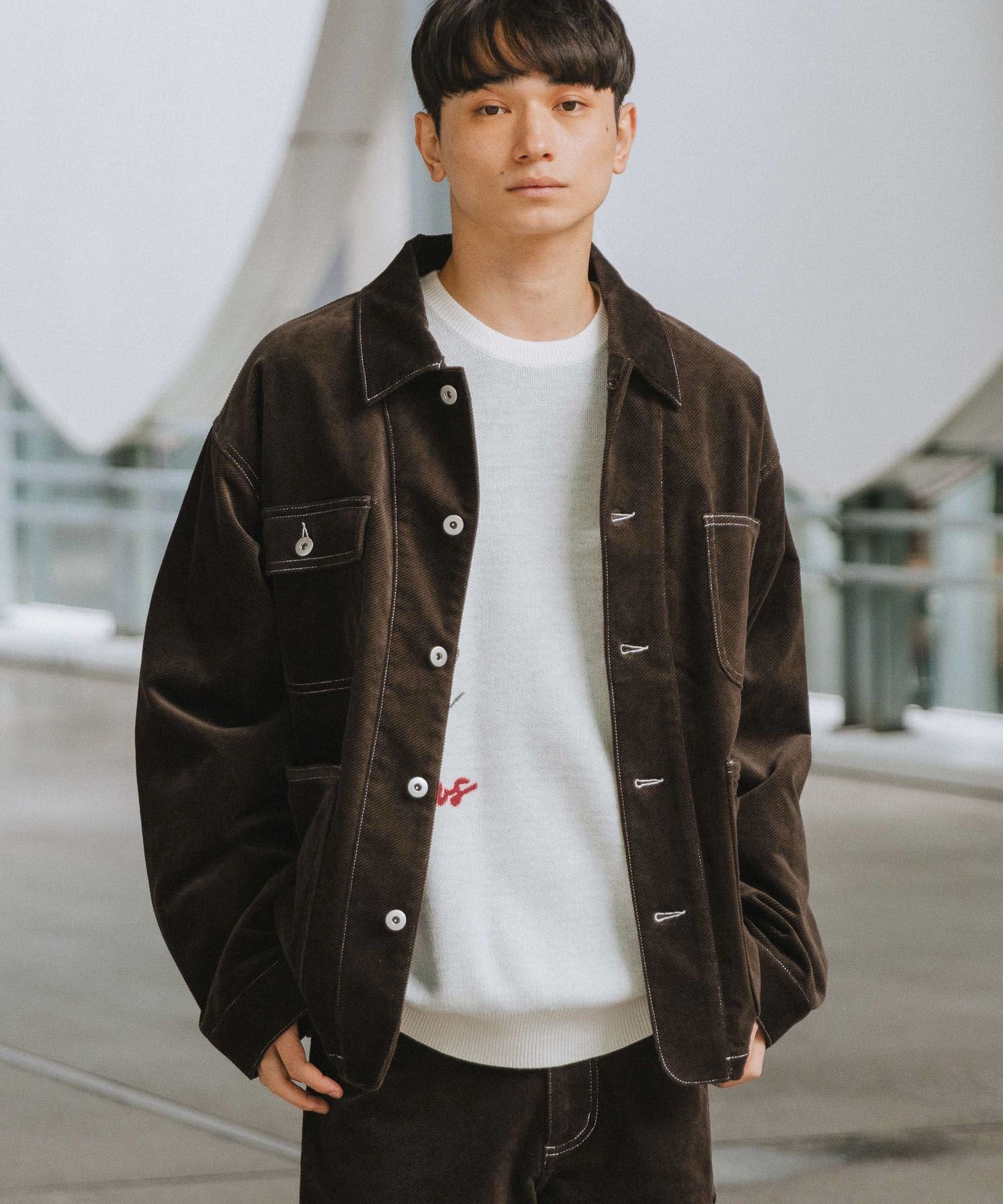 LAKOLE｜【セットアップ可】ツイルコールワークジャケット | Rakuten