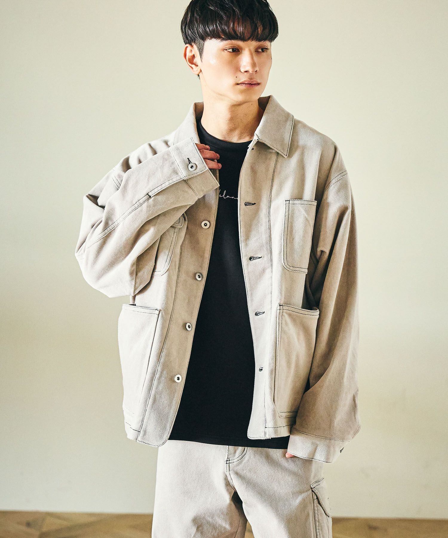 LAKOLE｜【セットアップ可】ツイルコールワークジャケット | Rakuten