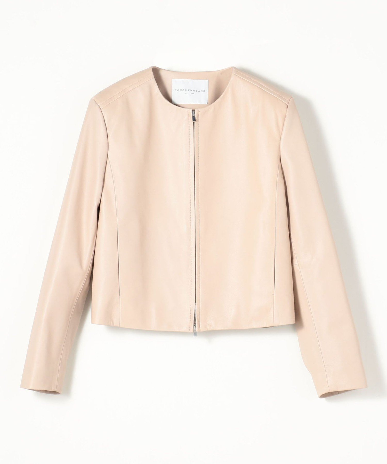 TOMORROWLAND｜ラムレザー ジップアップブルゾン | Rakuten Fashion