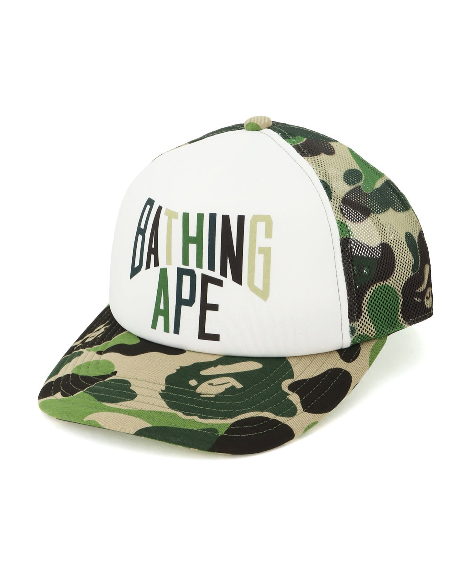 A BATHING APE｜ABC CAMO NYC LOGO MESH CAP | Rakuten Fashion(楽天