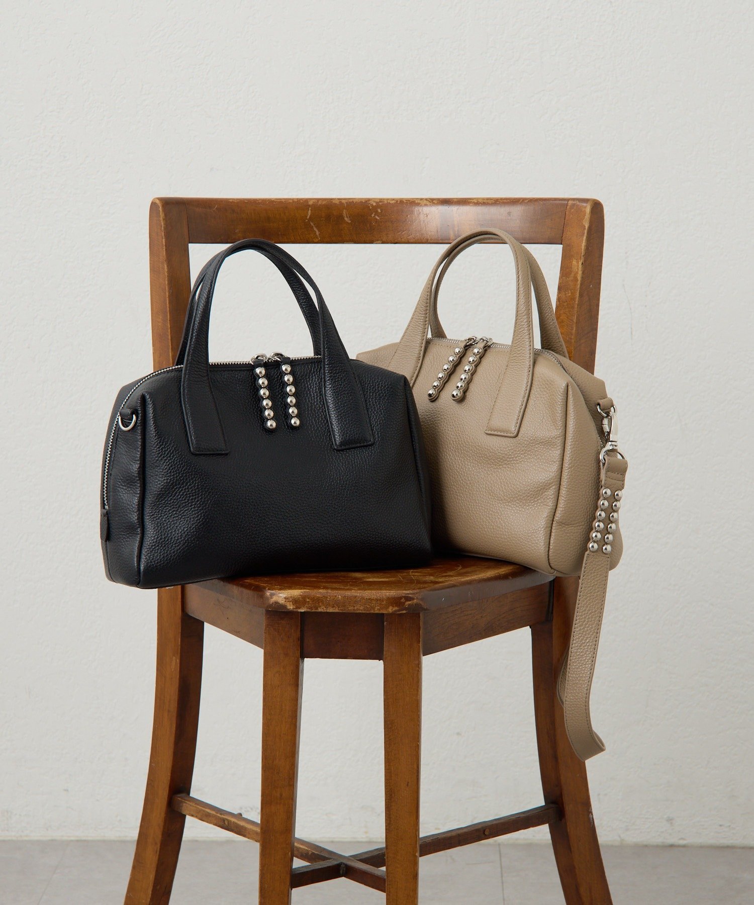 ear PAPILLONNER｜スタッズボストンバッグ | Rakuten Fashion(楽天