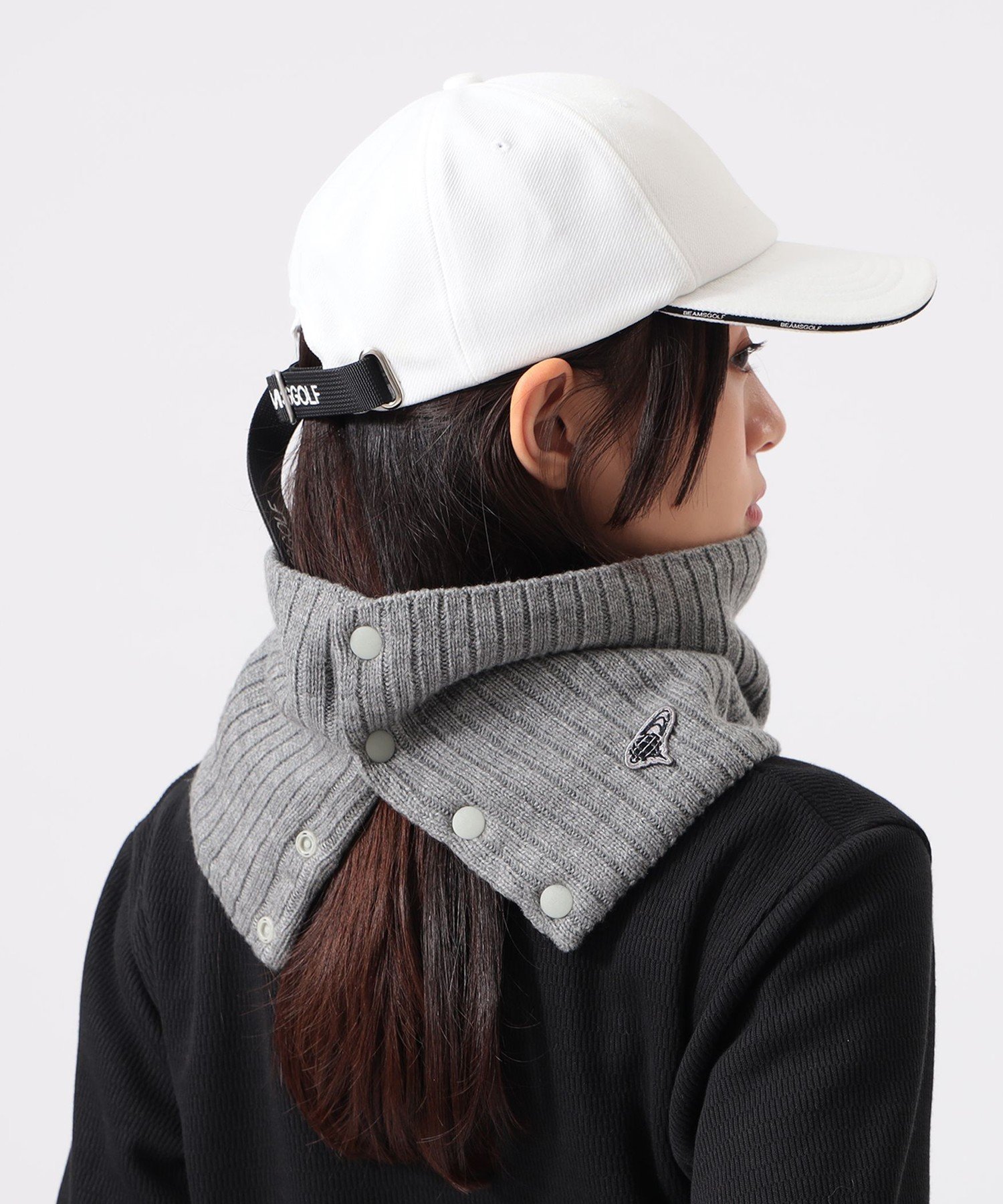 1PIU1UGUALE3 GOLF ネックウォーマー 黒 1PIU1UGUALE3 GOLF ネックウォーマー 黒