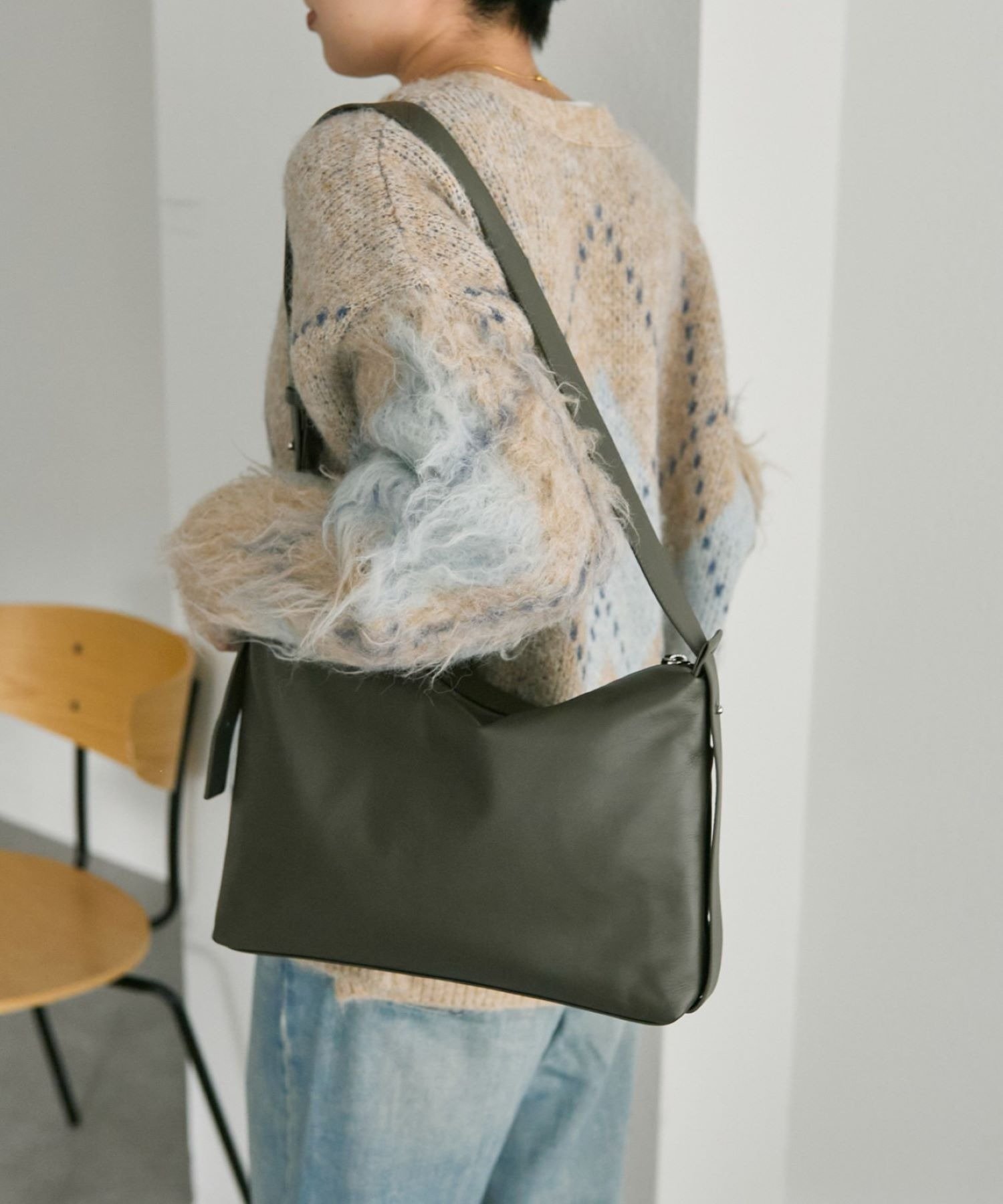 楽天市場】ear papillonner バッグ（カラーグレー）（レディースバッグ