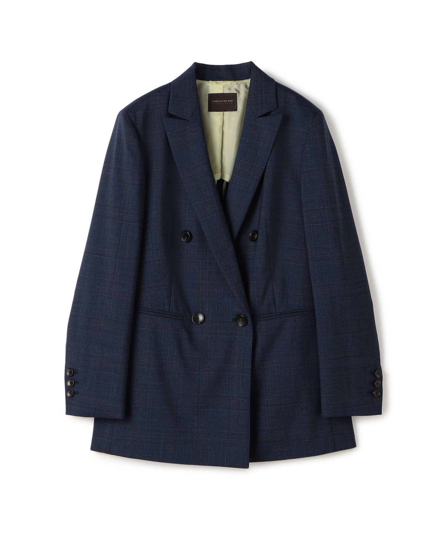 TOMORROWLAND｜スクーロブルー ダブルブレストジャケット | Rakuten