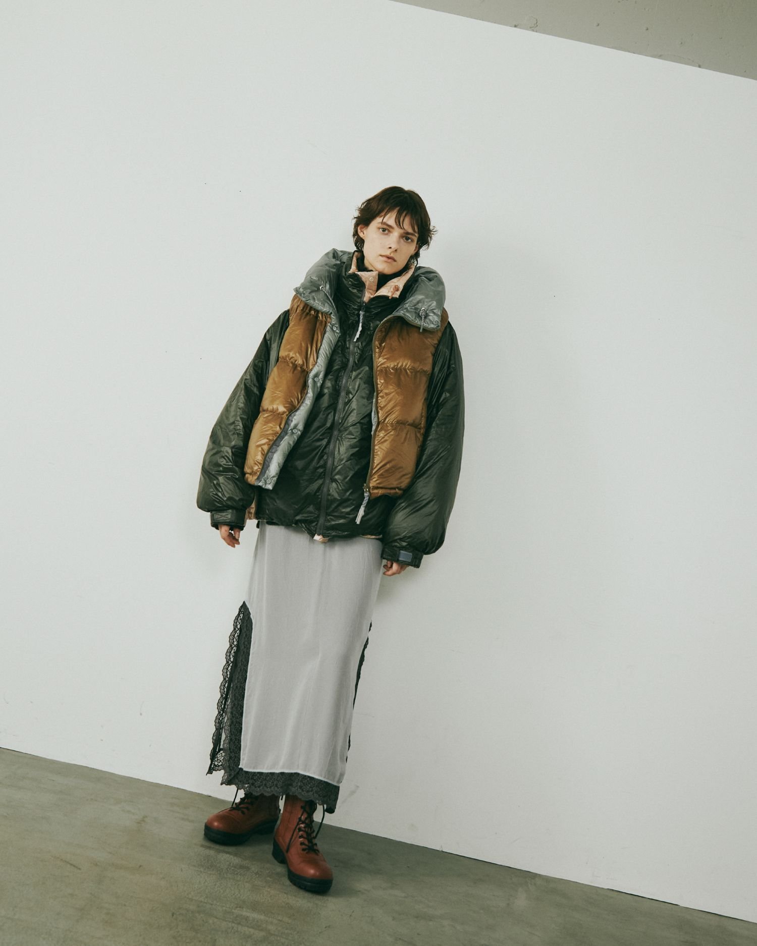 beautiful people｜NANGA multilayering down vest blouson | Rakuten