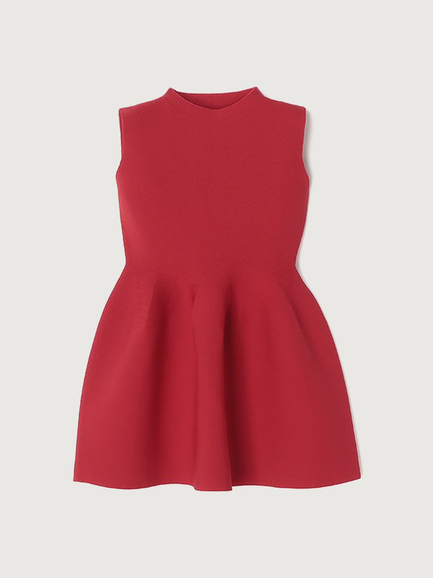 anuans｜ホールガーメントペプラムノースリーブニット | Rakuten