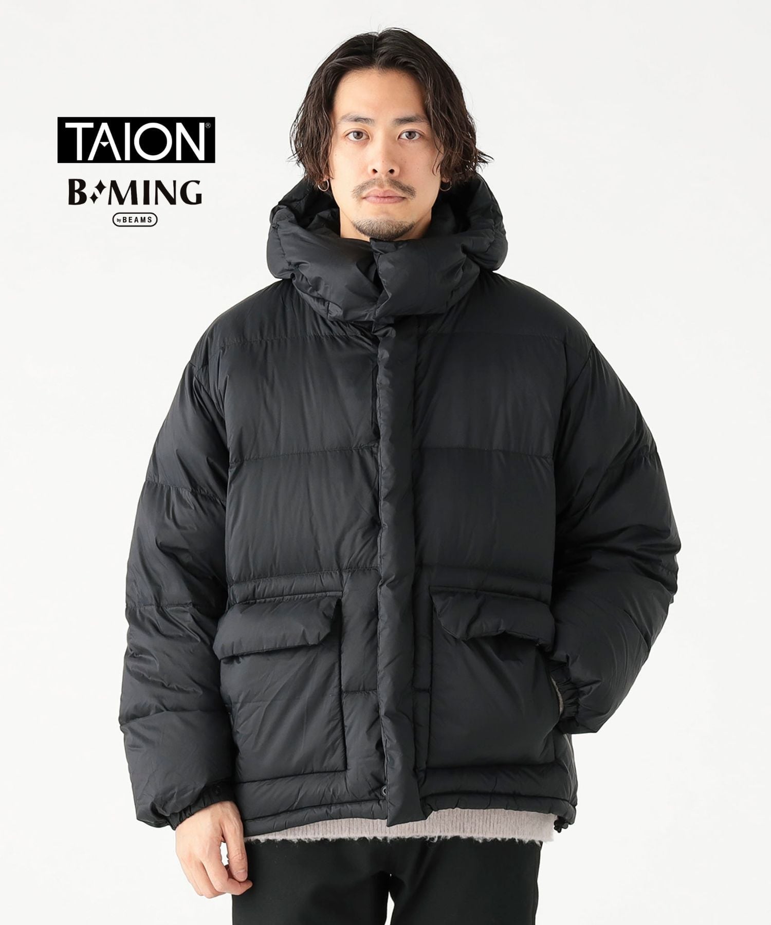 B:MING LIFE STORE by BEAMS｜【別注】TAION / ダウン フーディー