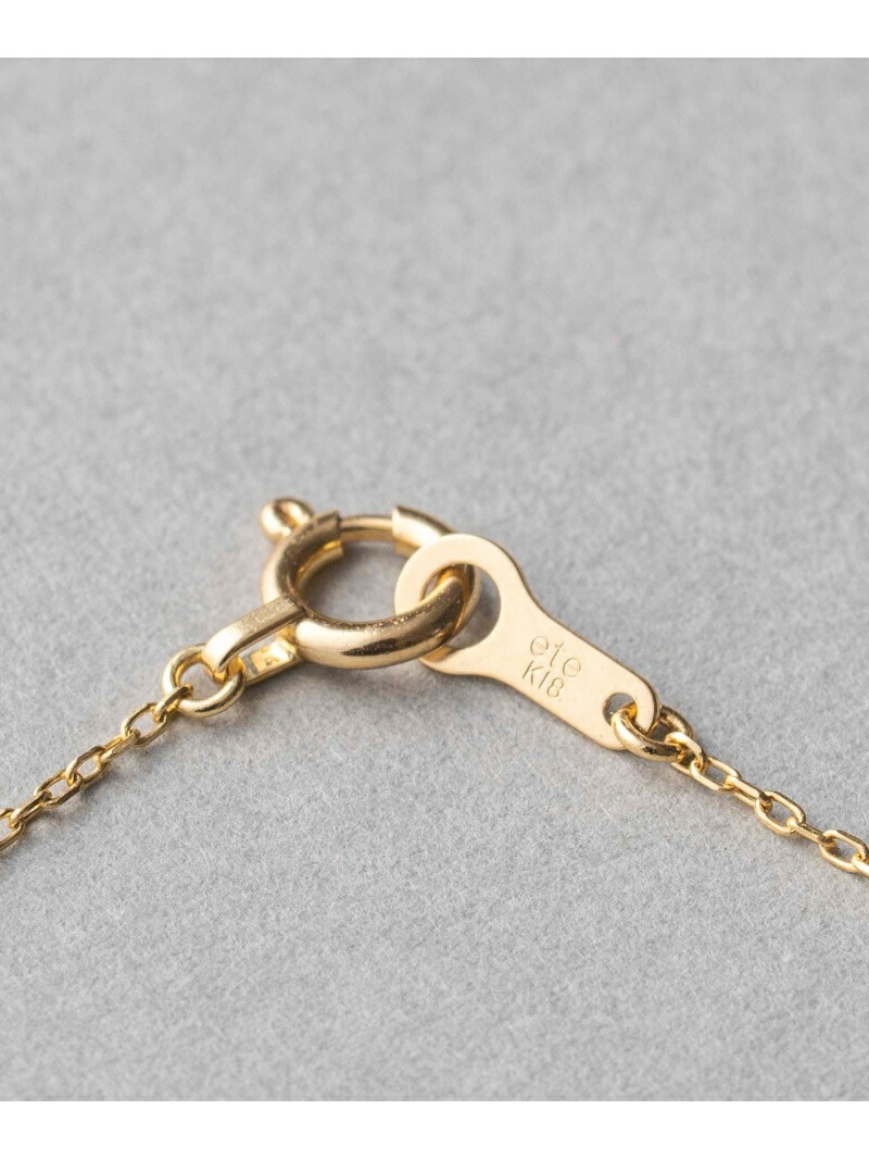 ete｜K18 ダイヤモンド 0.1ct ネックレス「ブライト」 | Rakuten