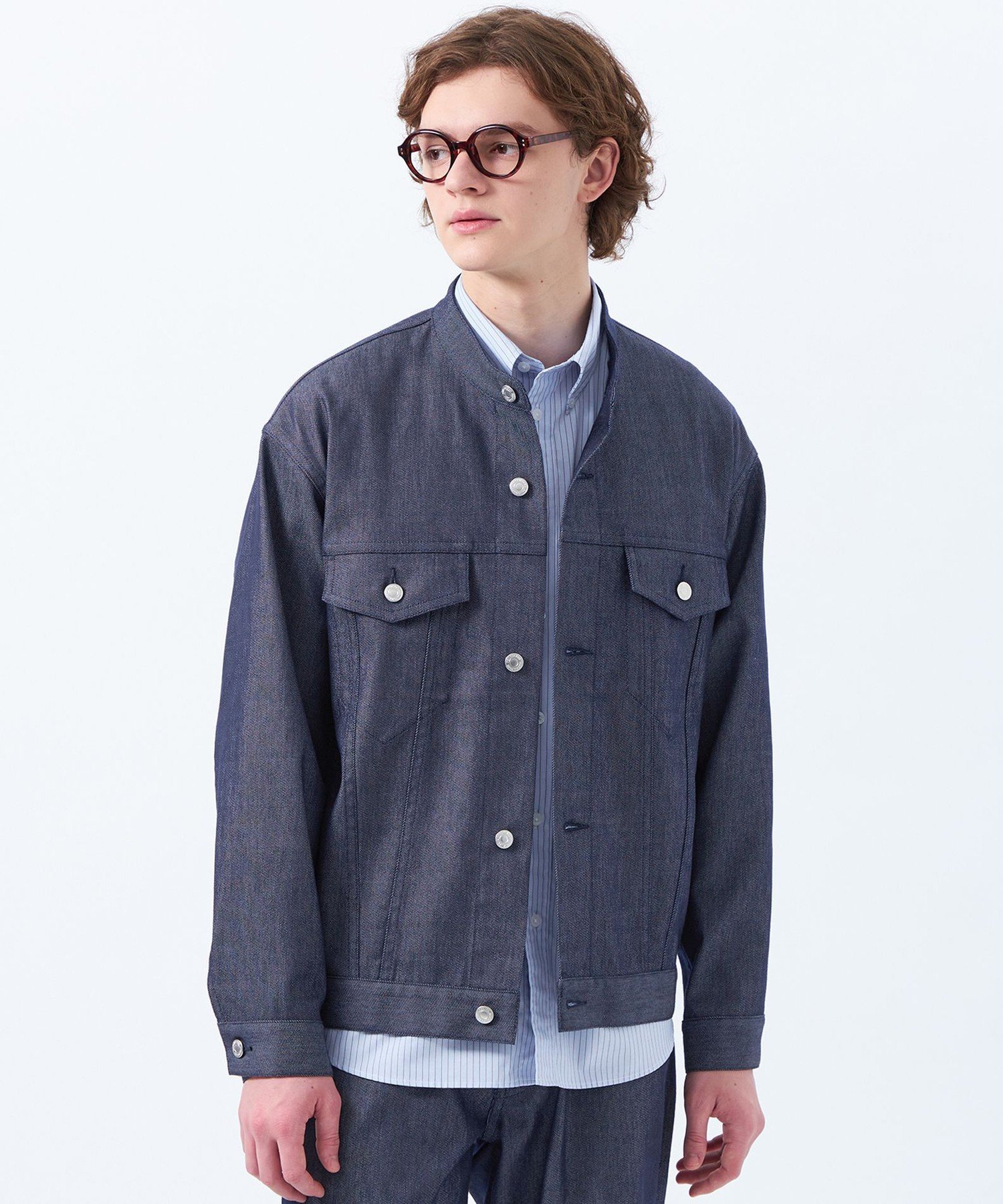 MACKINTOSH PHILOSOPHY｜ナイロンチノ/ポリエステルデニム スタンド