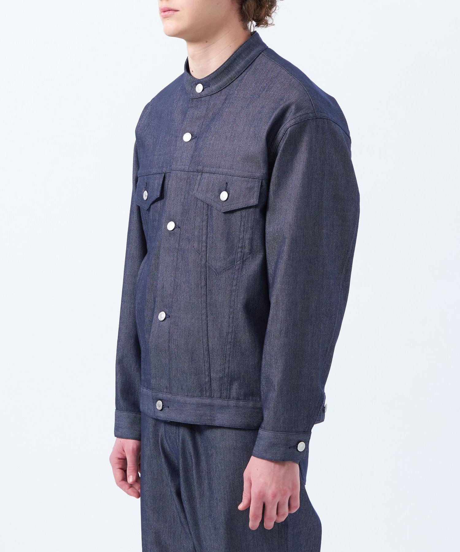 MACKINTOSH PHILOSOPHY｜ナイロンチノ/ポリエステルデニム スタンド