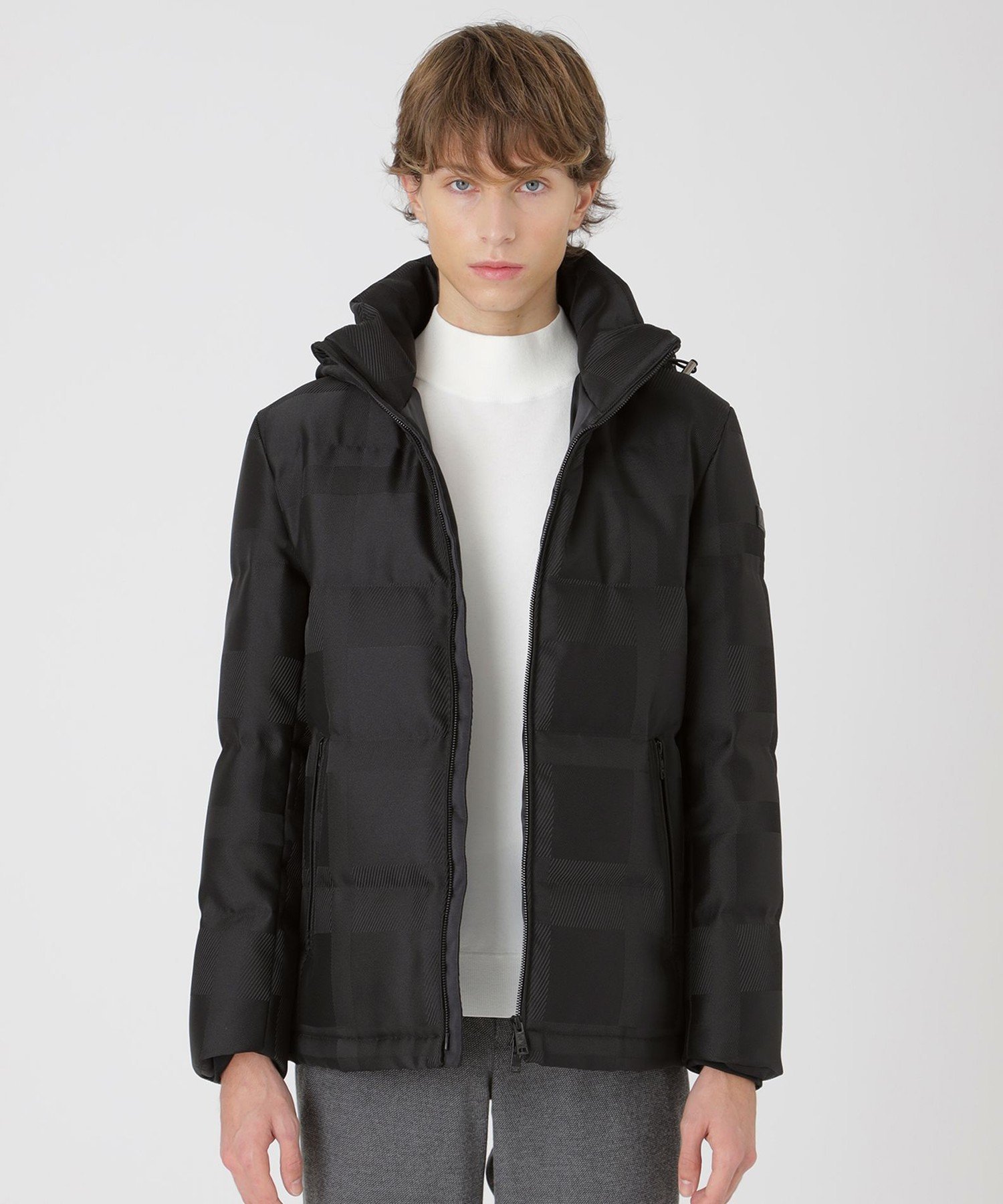 BLUE LABEL / BLACK LABEL CRESTBRIDGE｜シャドーチェックカルゼダウン