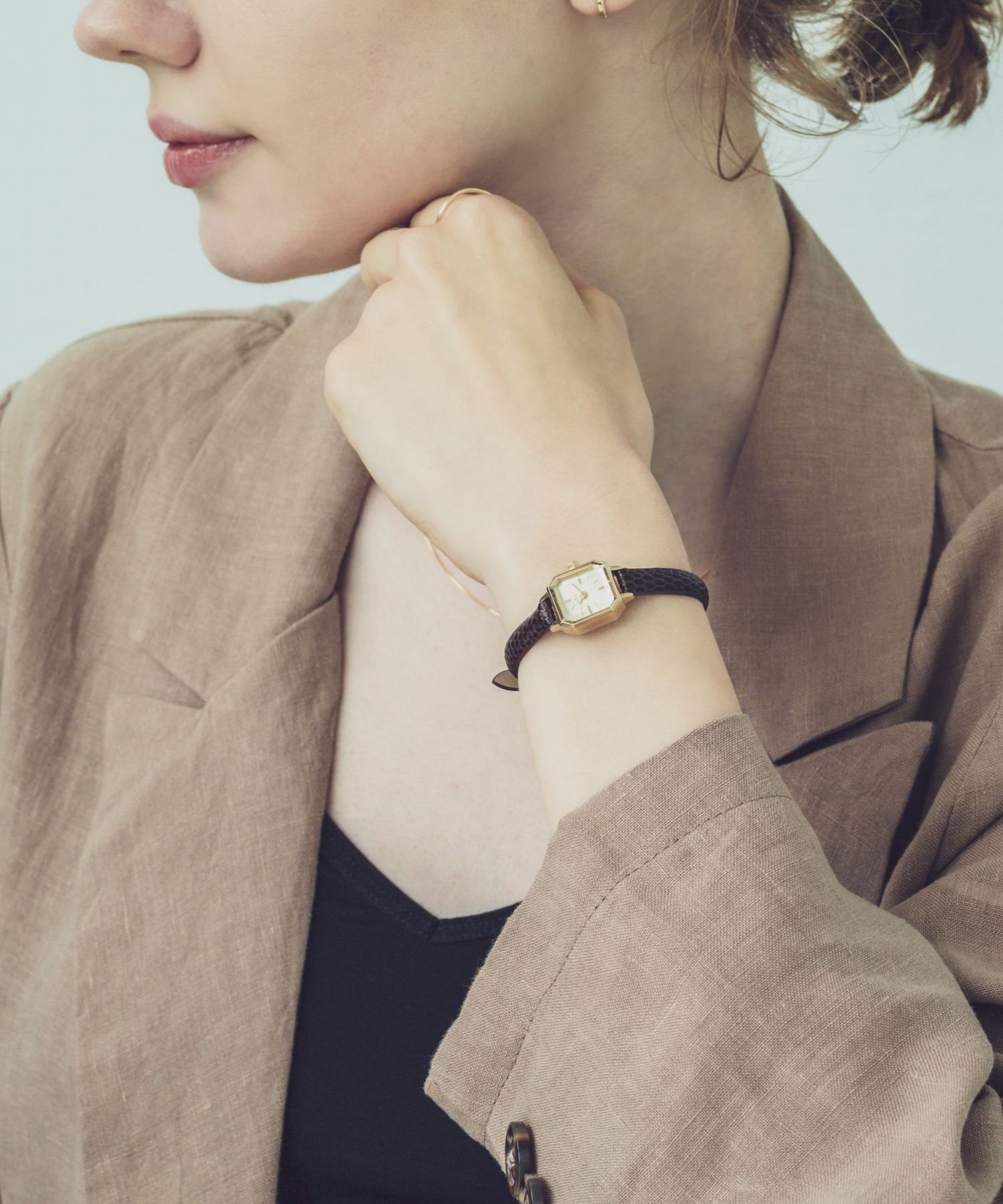 ete｜ウォッチ オクタゴンフェイス ダイヤモンド | Rakuten Fashion