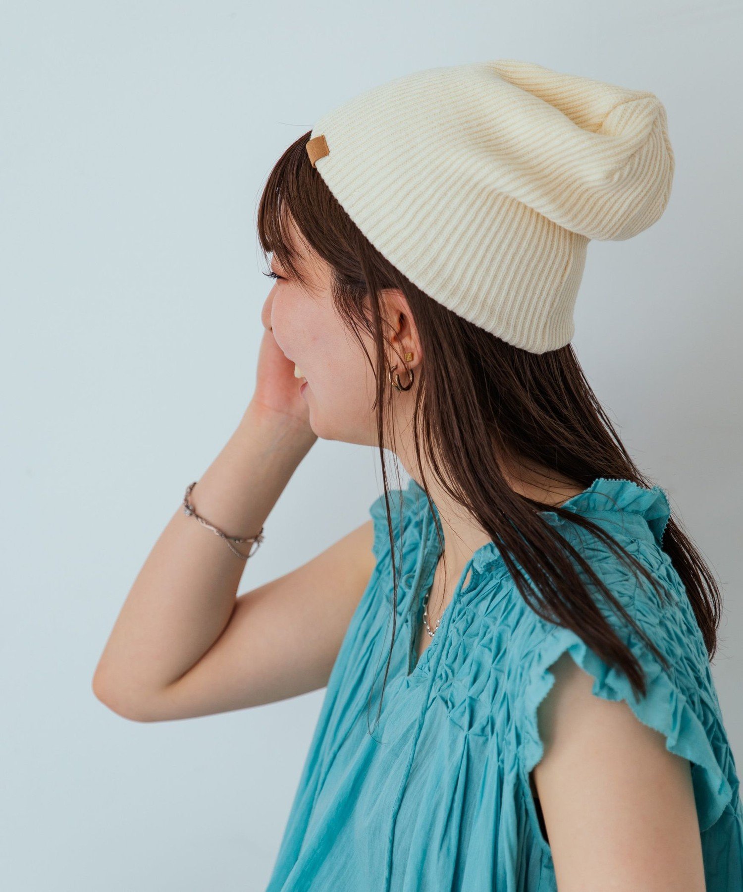 SHIPS｜SHIPS any: ワンポイント ピスネーム 2WAY ワッチキャップ