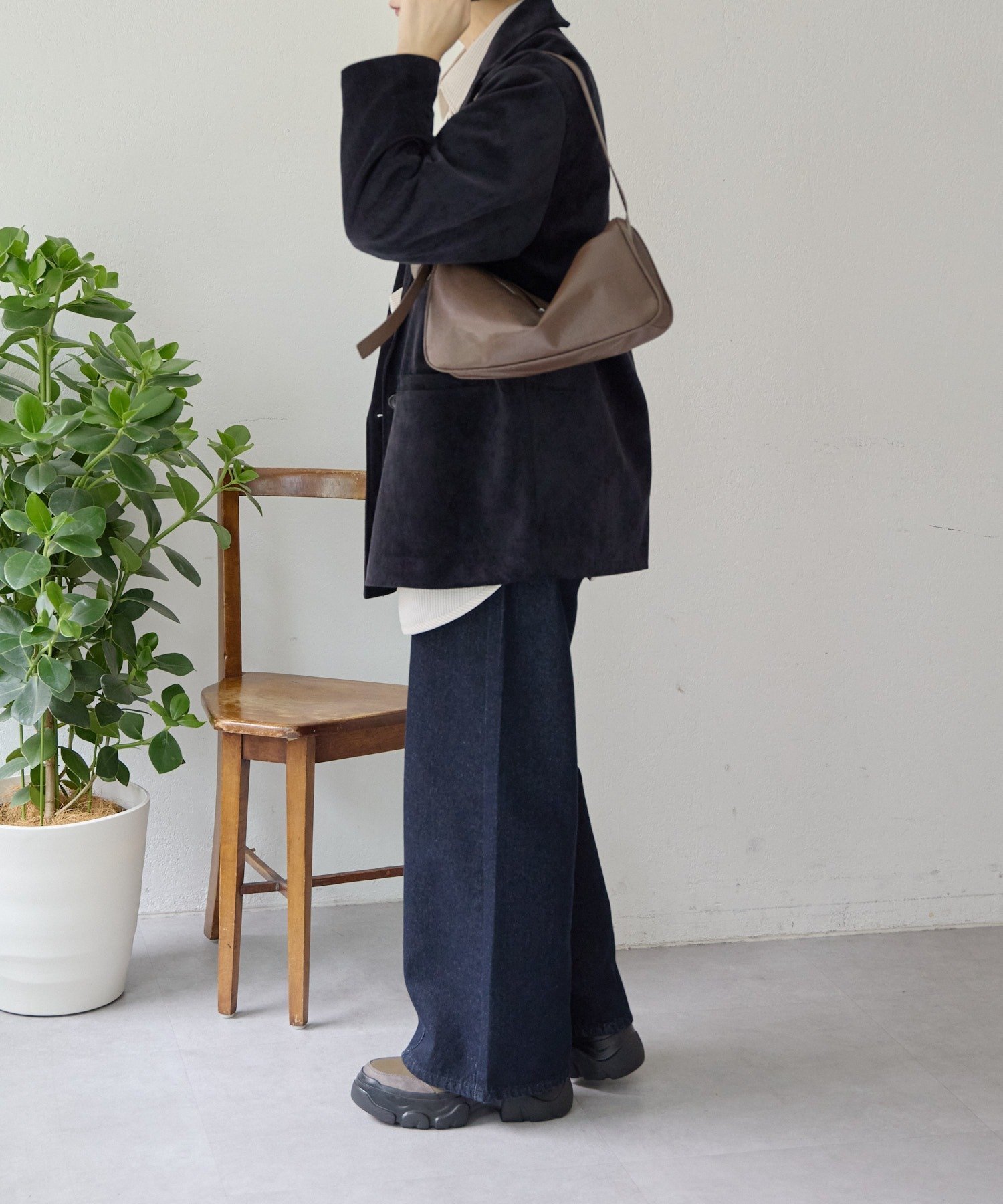 ear PAPILLONNER｜《本革/超軽量280g/全骨格◎》ミニスワローマチ