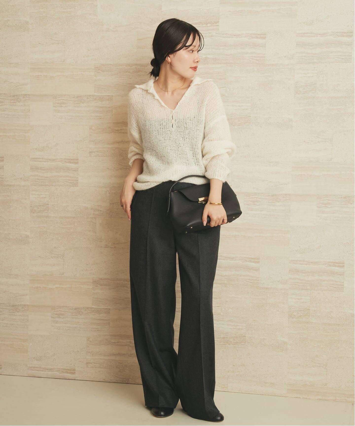 plage｜《追加》ALPACA MIX BUTTON ニット 4 | Rakuten Fashion(楽天