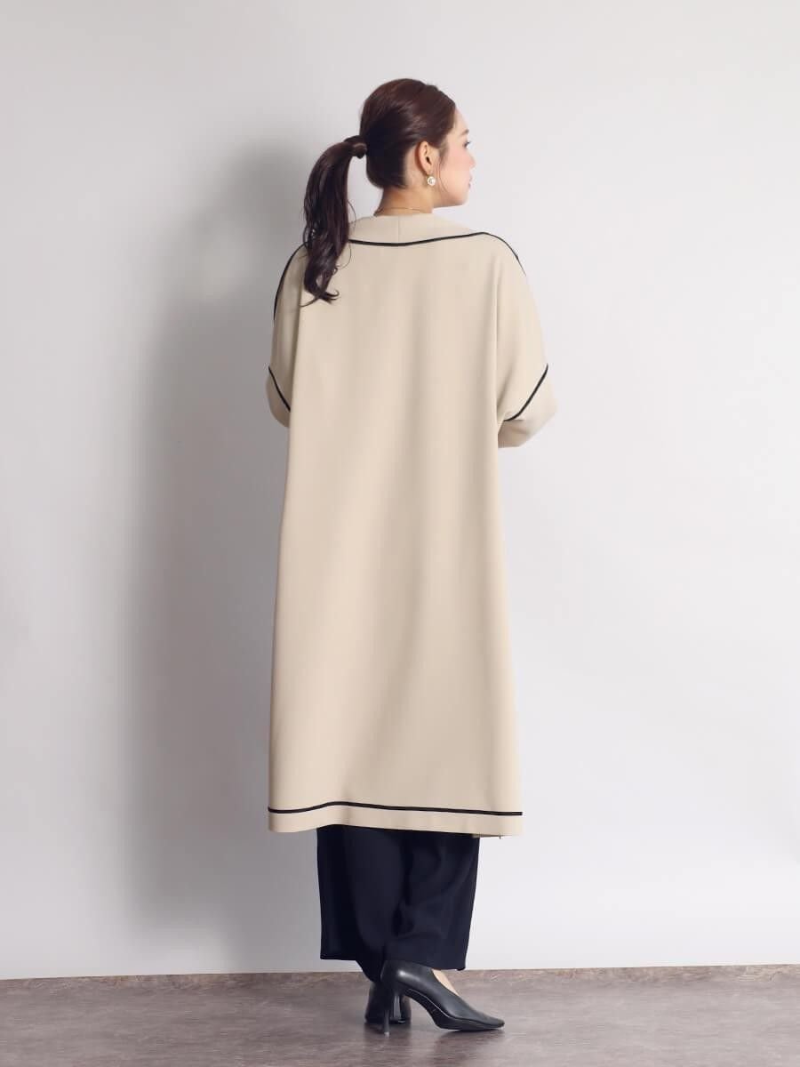 Vin｜パイピングデザインリバーシブルコート | Rakuten Fashion(楽天