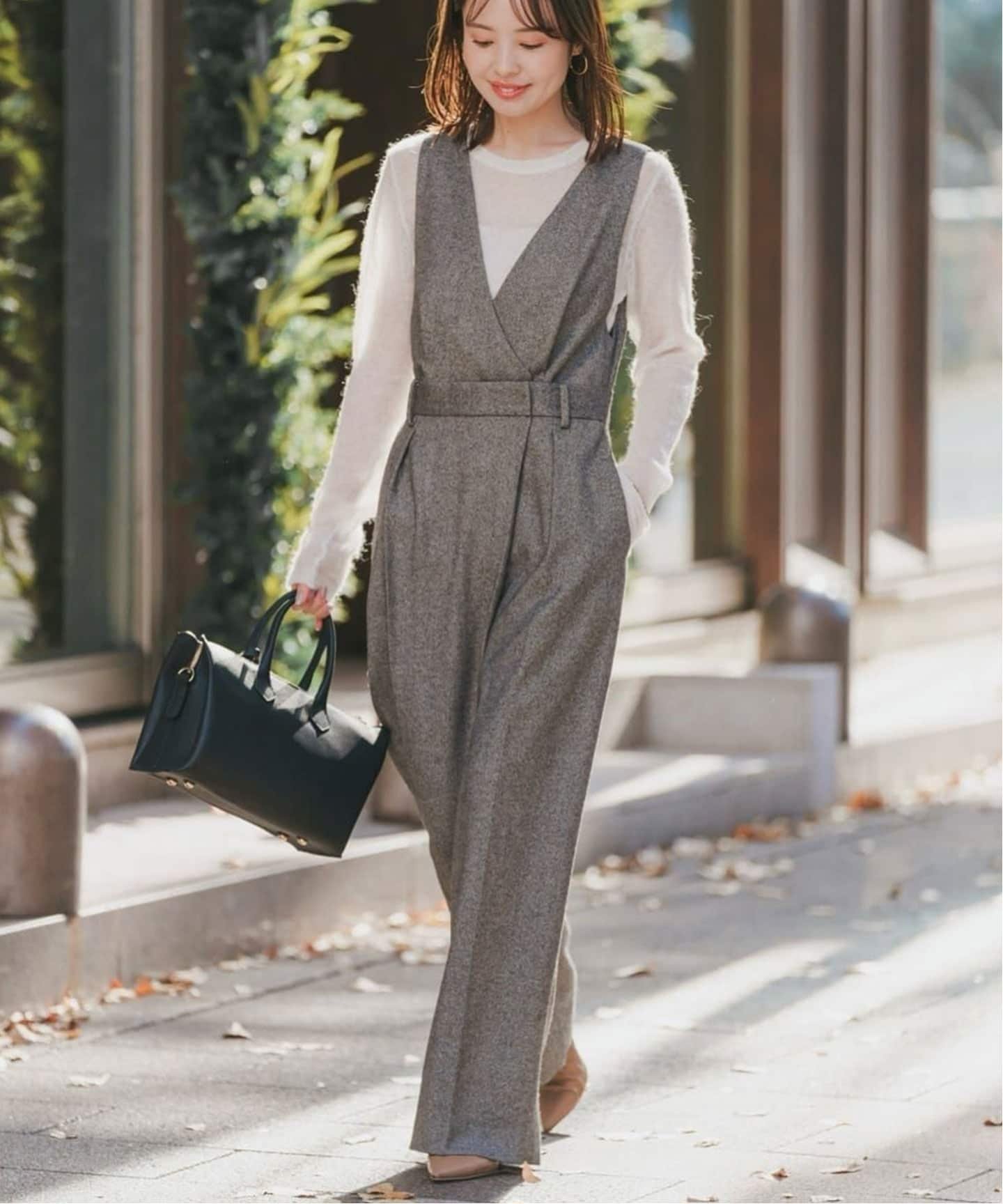 NOBLE｜《WEB・有楽町店限定追加》3wayラメツイードオールインワン