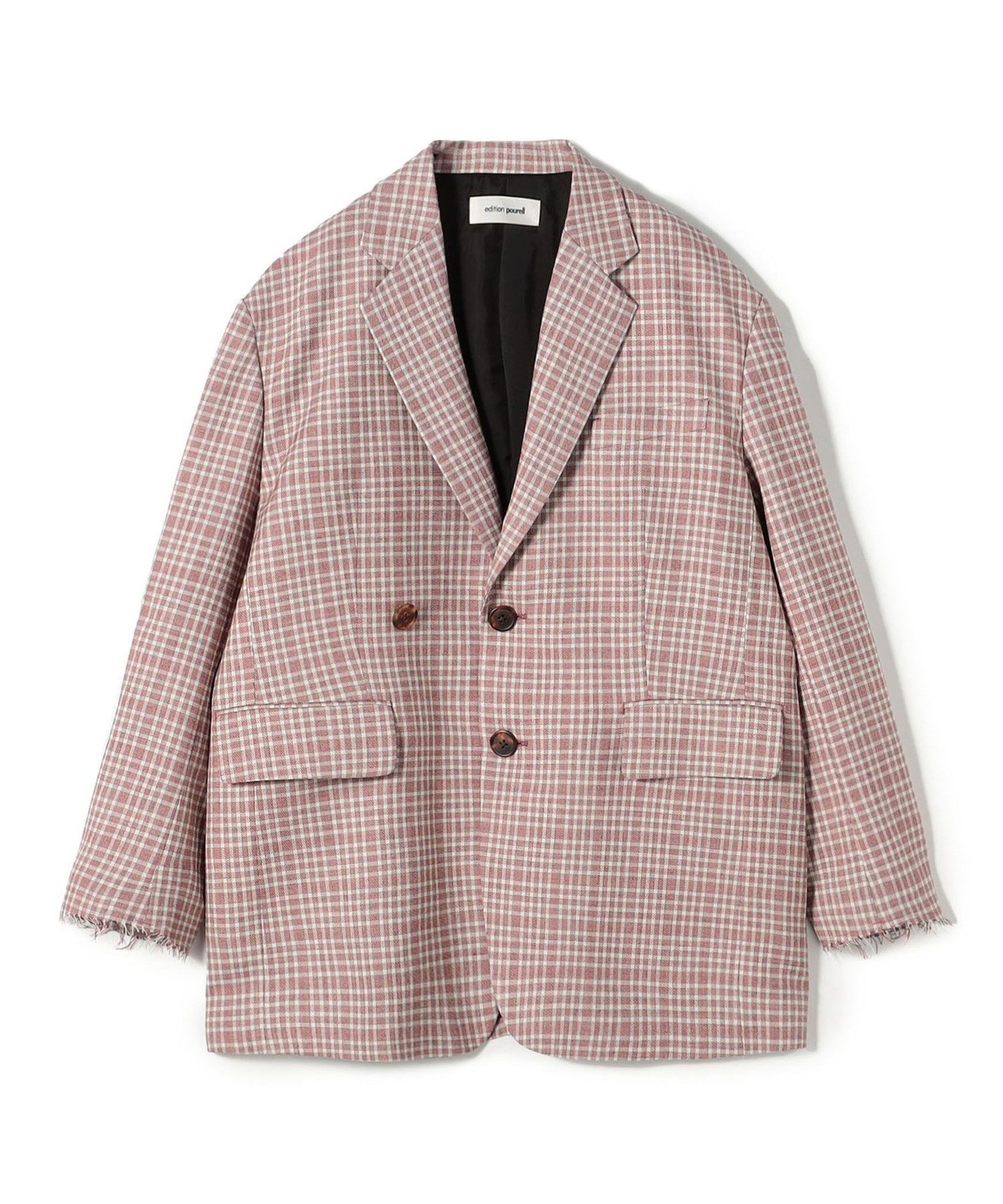 TOMORROWLAND｜edition pourell ウールマルチチェック ジャケット