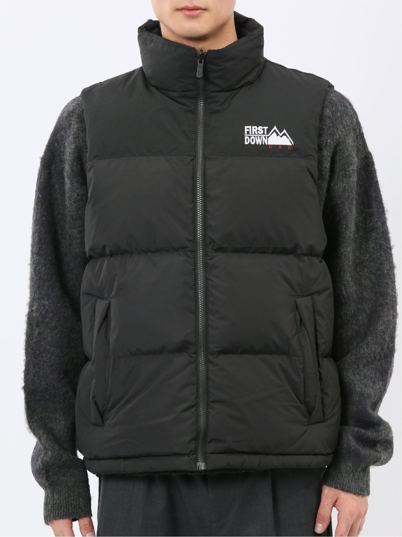 TAKA-Q｜FIRSTDOWN USA 撥水防風 リバーシブル ダウンベスト | Rakuten