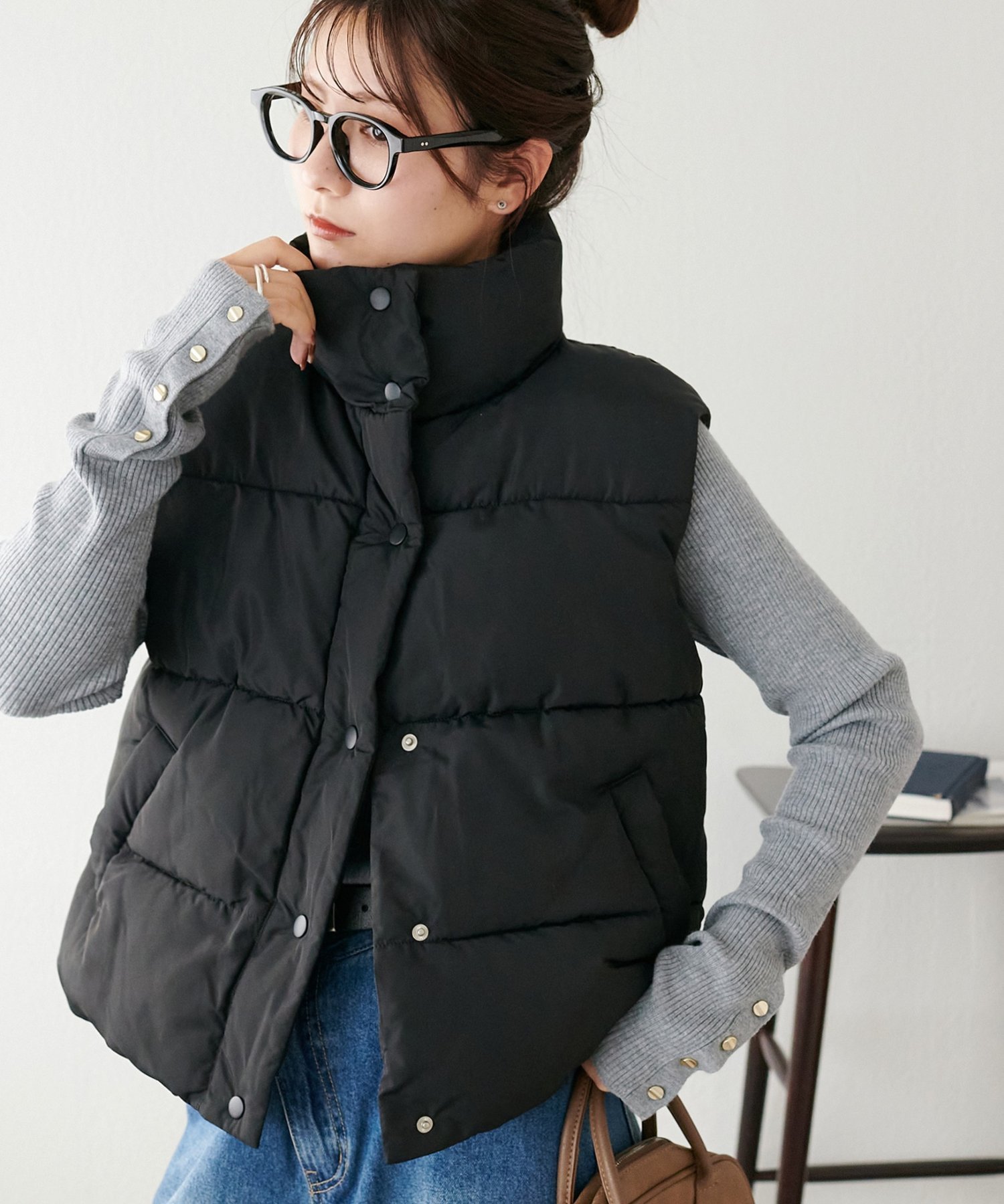 Discoat｜【WEB限定】コンパクトスタンドダウンベスト | Rakuten