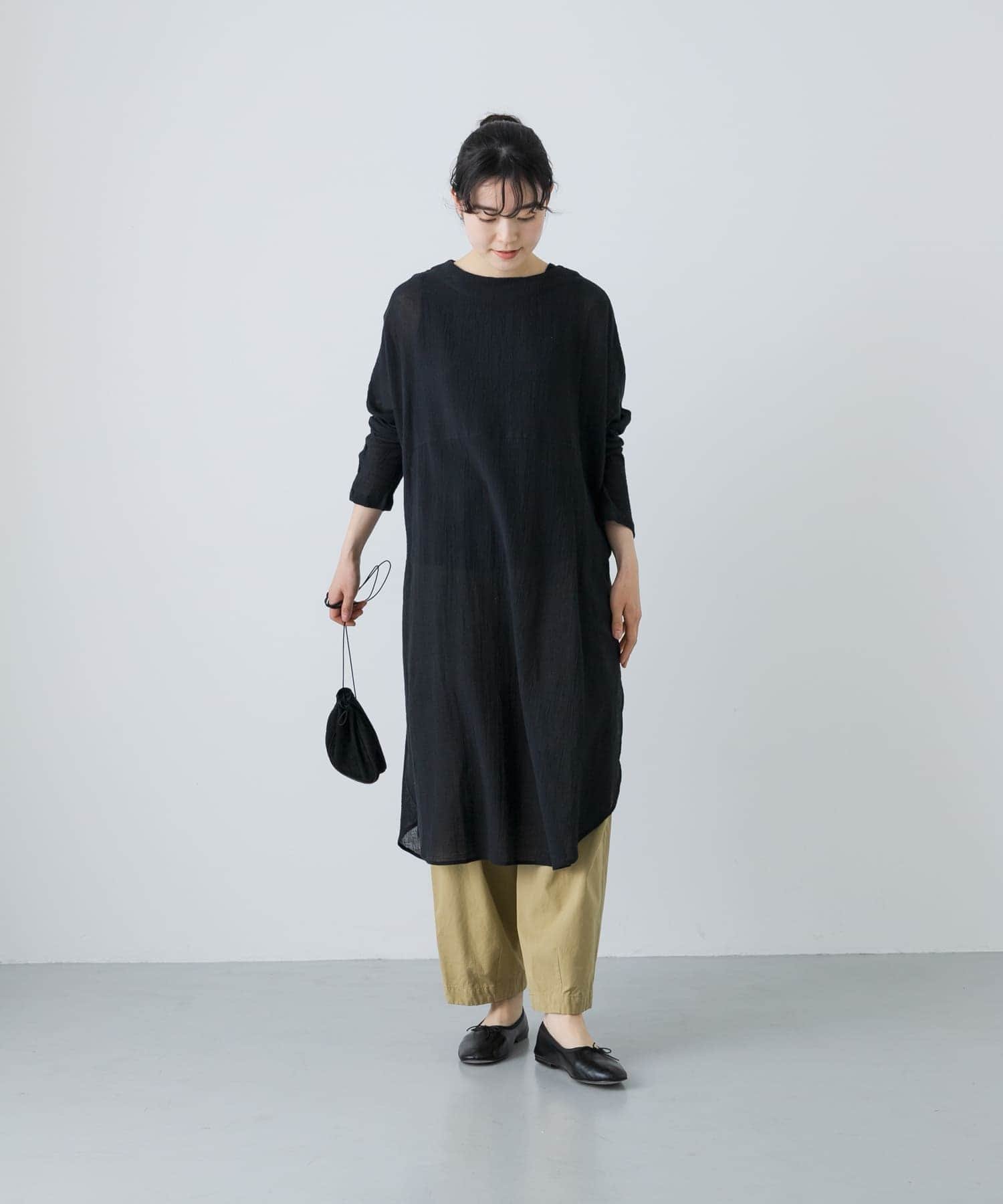 かぐれ｜ガーゼロングチュニック | Rakuten Fashion(楽天ファッション