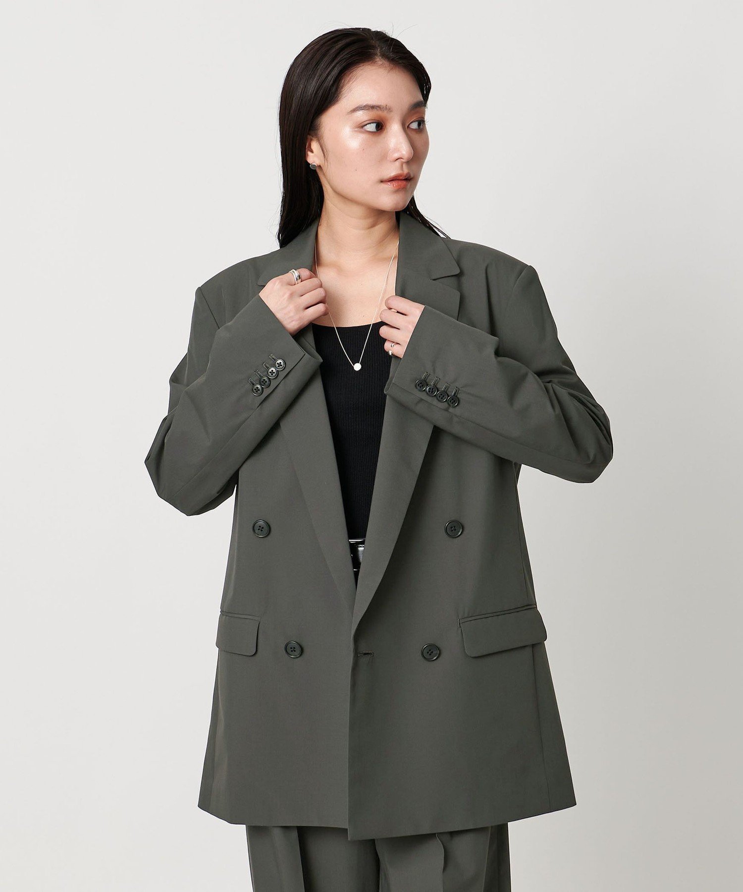 超高級約7万未使用級★UNITED　ARROWS　テーラードジャケット　ダブル monkey time BEAUTY＆YOUTH UNITED ARROWS ジャケット テーラード