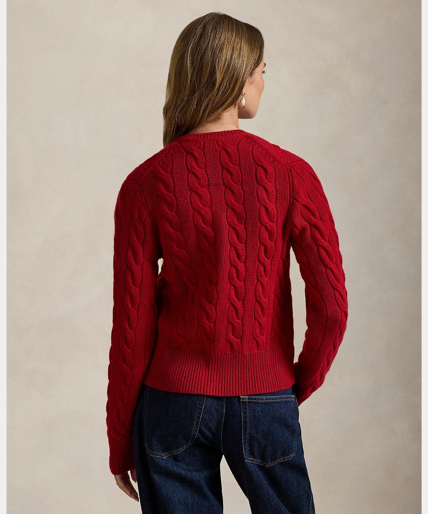 RALPH LAUREN｜ケーブルニット ウールカシミヤ カーディガン | Rakuten