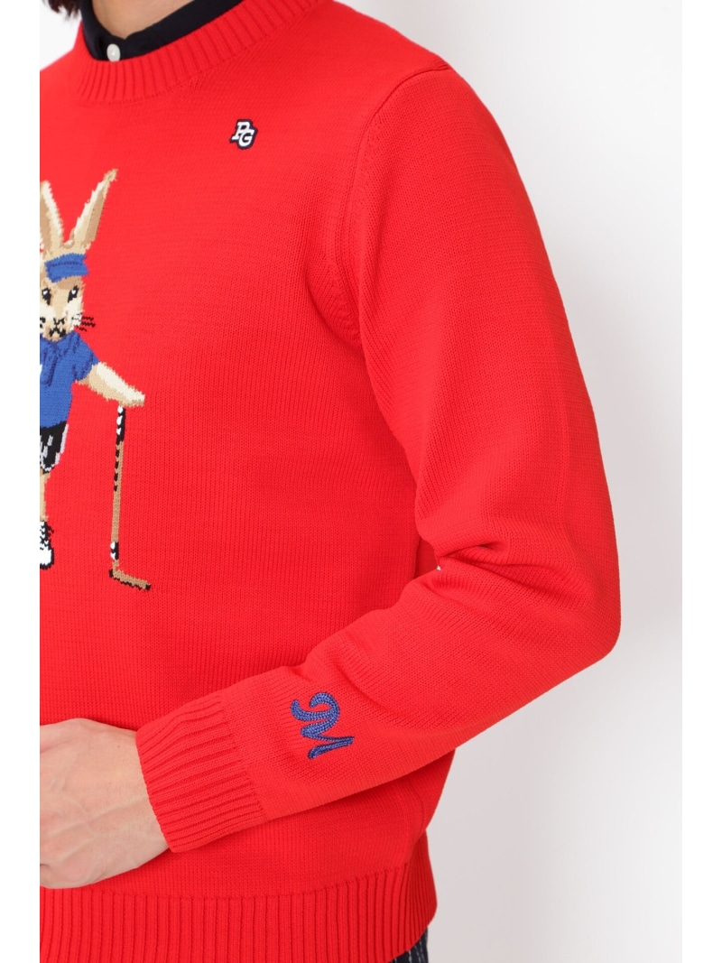 楽天市場】PEARLY GATES インターシャクルーネックニット ＜トラッド