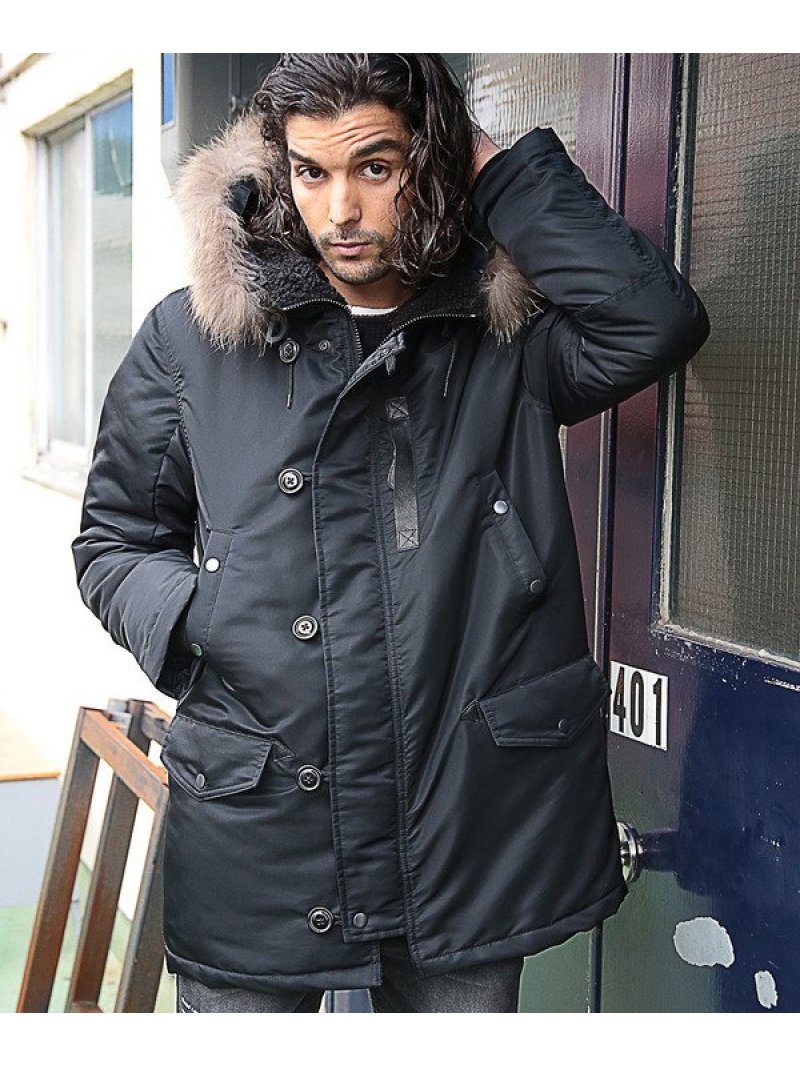 楽天市場】【SALE／50%OFF】RATTLE TRAP ファー着脱N-3Bブルゾン