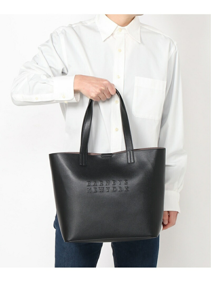 楽天市場】BARNEYS NEW YORK (M)ロゴトートバッグ (M) バーニーズ