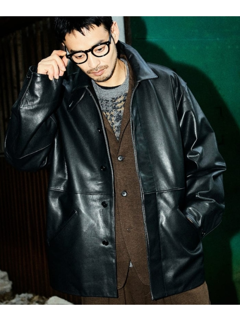 楽天市場】FREAK'S STORE Calf Leather ミニマル カーコート 25AW