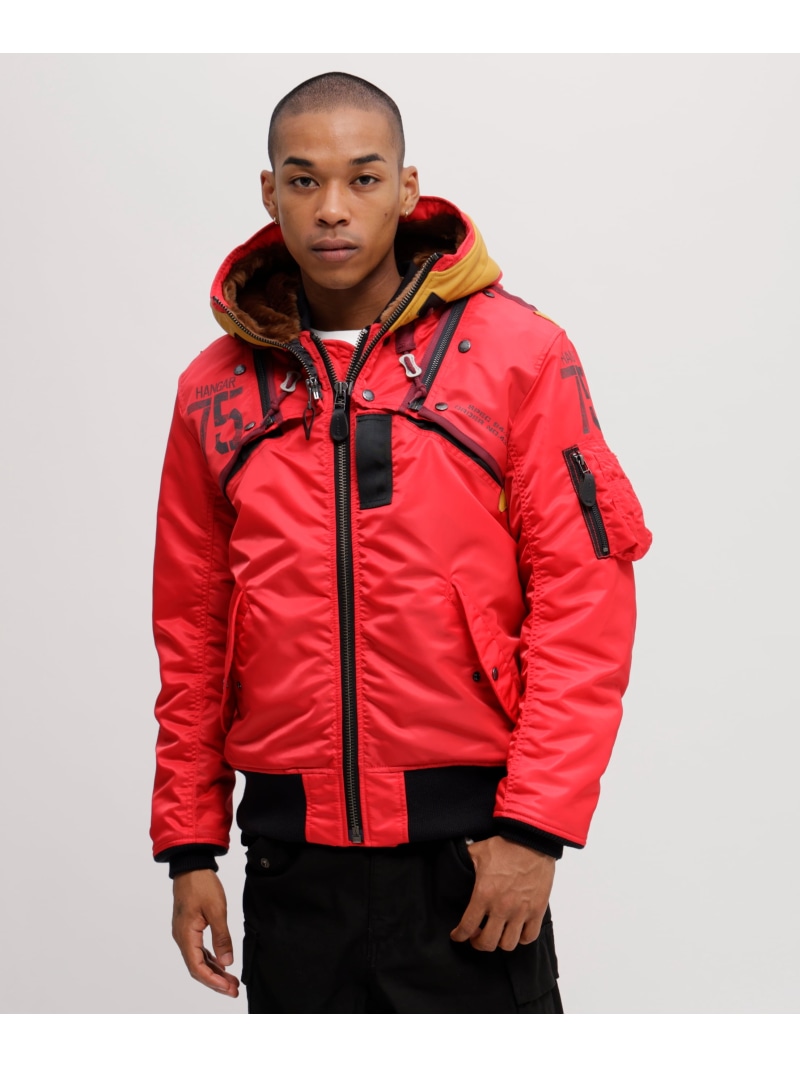 楽天市場】AVIREX MA－1（カラーレッド）（メンズファッション）の通販