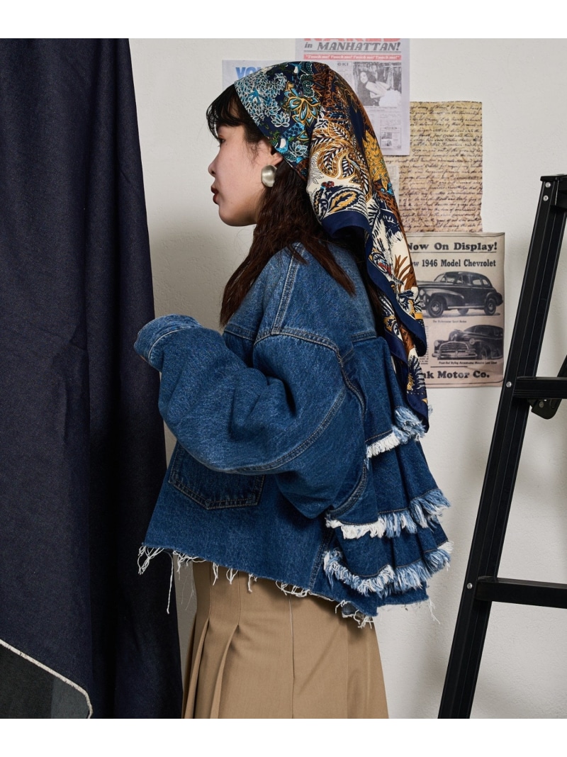 楽天市場】CIAOPANIC TYPY 【etsinta/エシンタ】バックフリルデニム